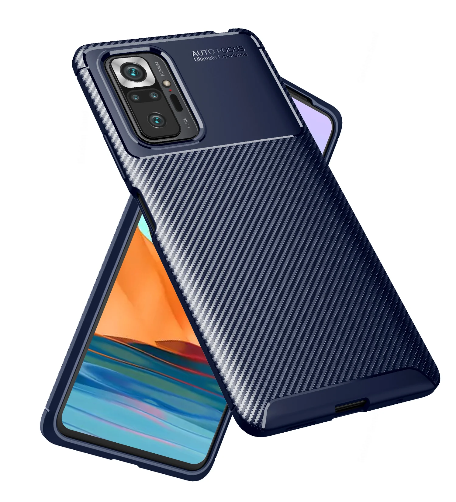 Xiaomi Redmi Note 10 Pro, Xiaomi Redmi Note 10 Pro Max (6.67 inch) Back Cover | Aramid Fiber Series, Blue