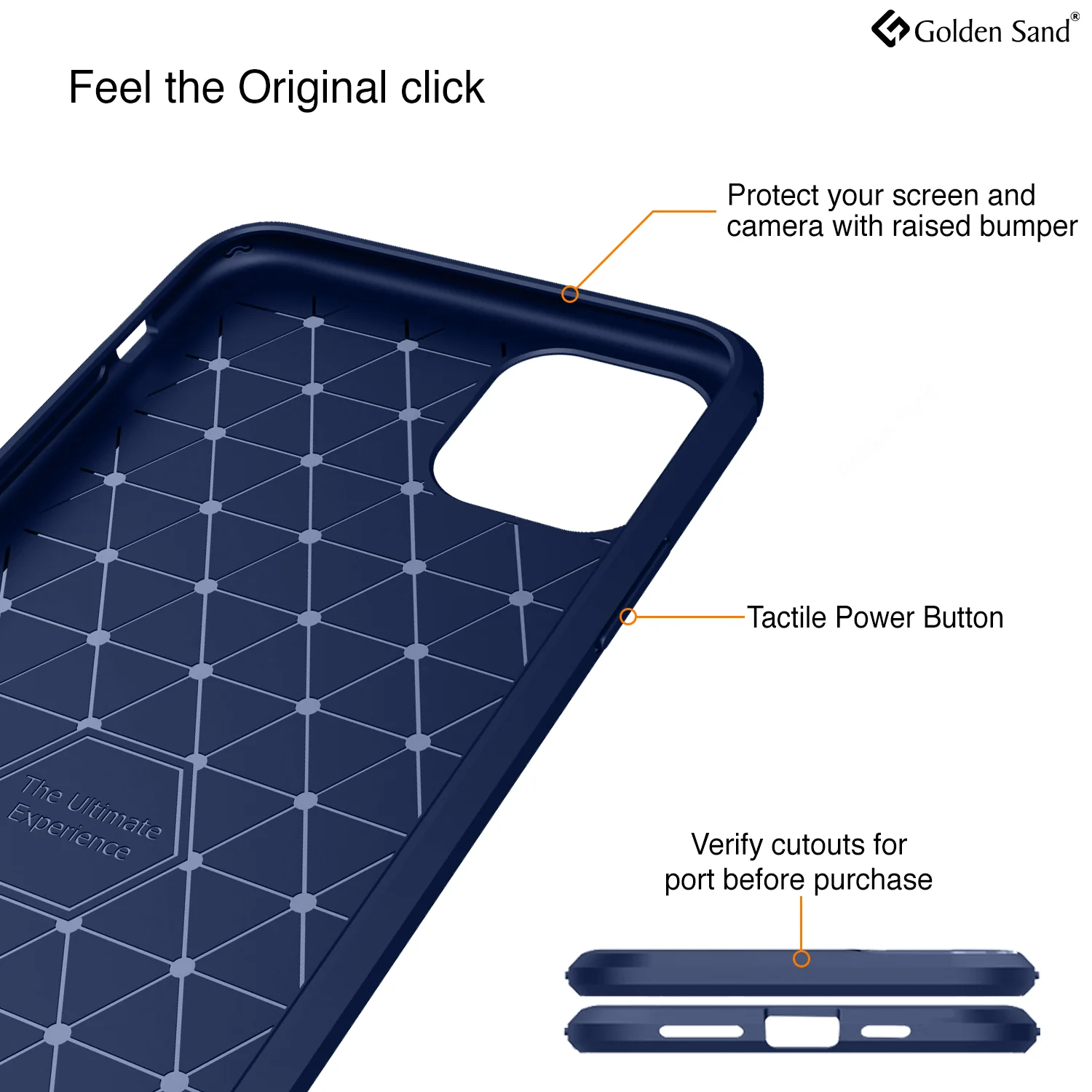 Carbon Fibre Series Shockproof Armor Back Cover for Apple iPhone 11 Pro Max 6.5 inch, Blue - Image 3