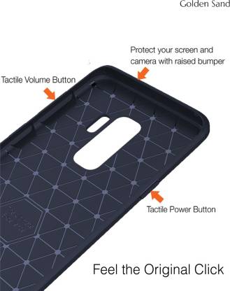 Carbon Fibre Series Shockproof Armor Back Cover for Samsung Galaxy S9 Plus, 6.2 inch, Blue - Image 3