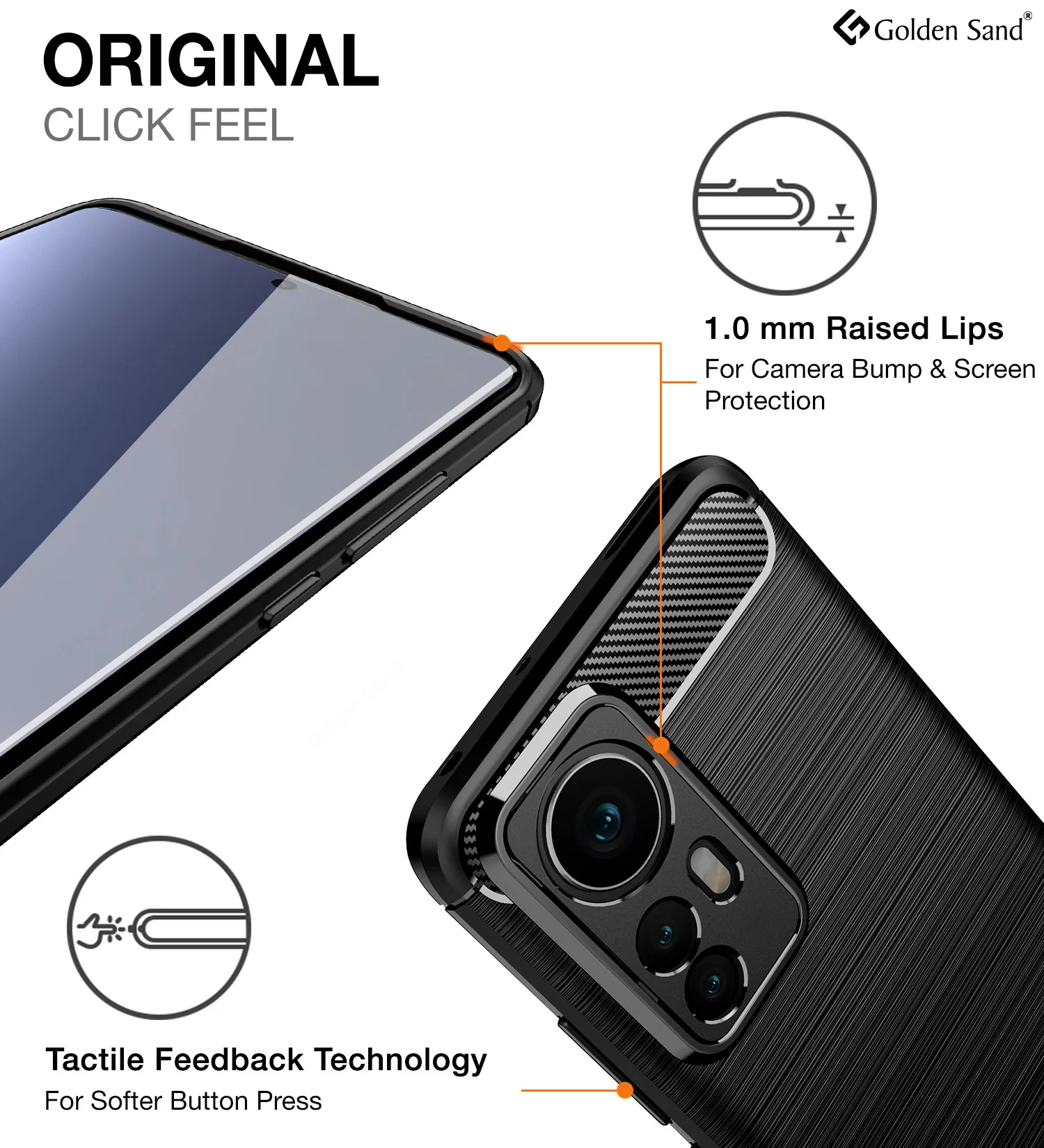 Carbon Fibre Series Shockproof Armor Back Cover for Xiaomi 12 Pro 5G, 6.73 inch, Black - Image 6