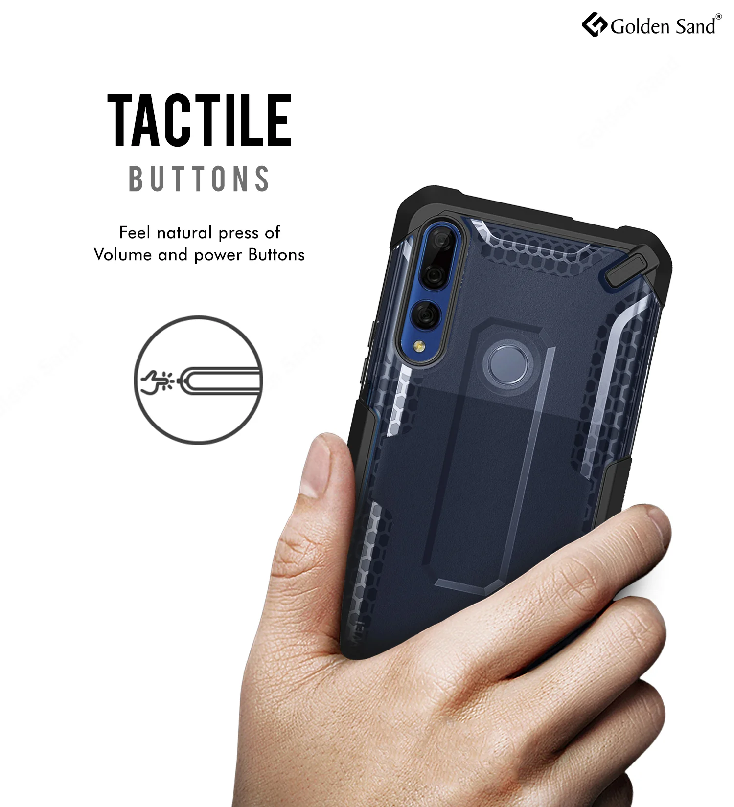 Drop Defense Pro Series Translucent Bumper Back Cover for Honor 9X, Huawei Y9 Prime 6.5 inch, Ash Black - Image 6