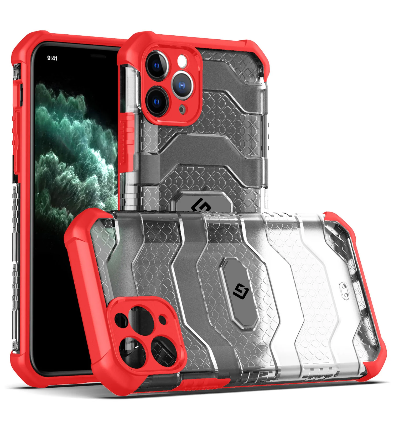 Apple iPhone 11 Pro Max  Back Cover | Explorer Series, Tangy Red