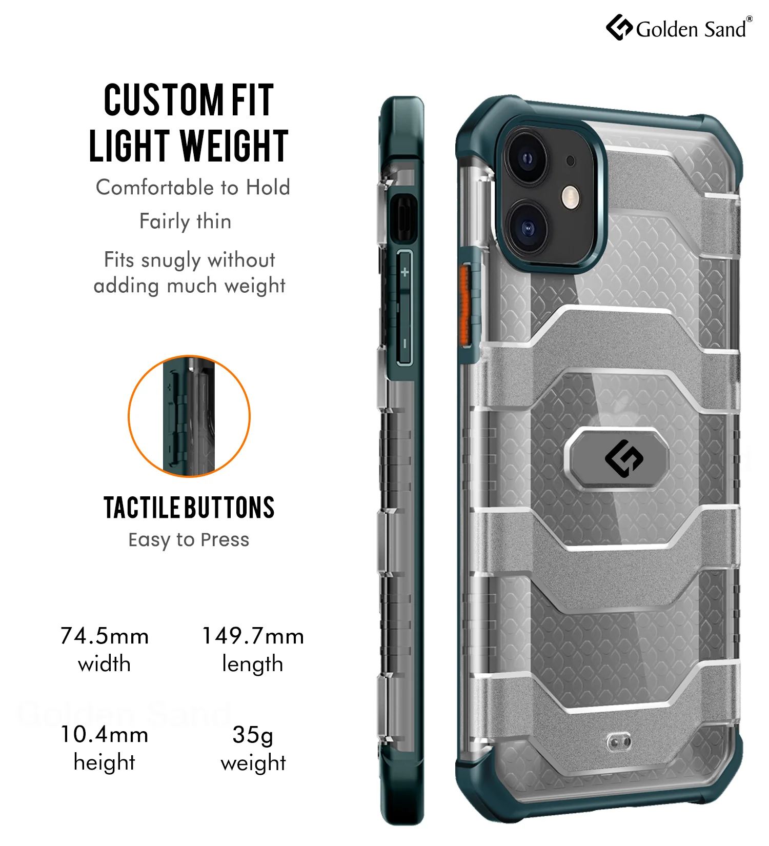 Apple iPhone 12 Pro Back Cover | Explorer Series, Military Green - Image 5