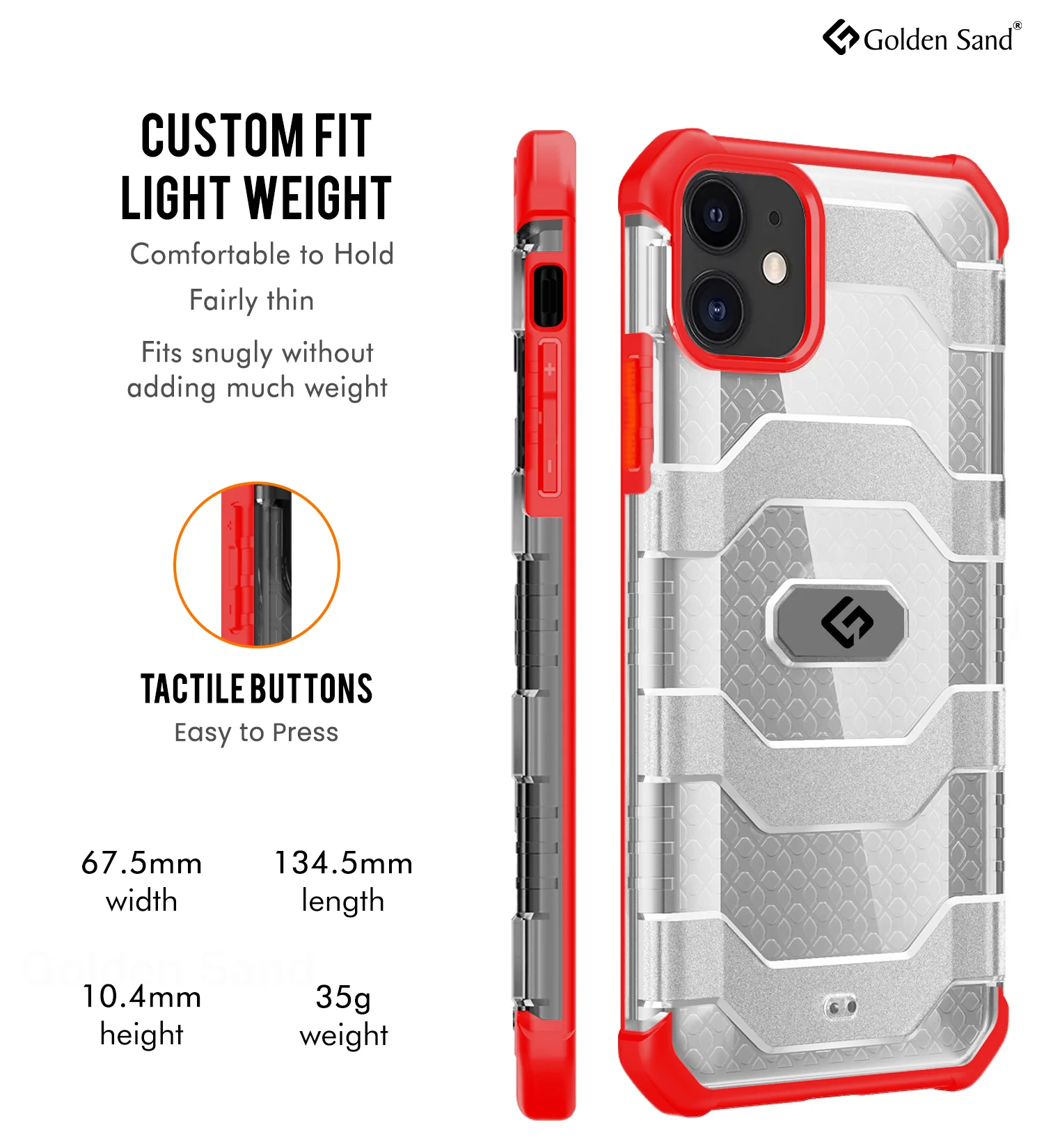 Apple iPhone 12 Mini  Back Cover | Explorer Series, Tangy Red - Image 5