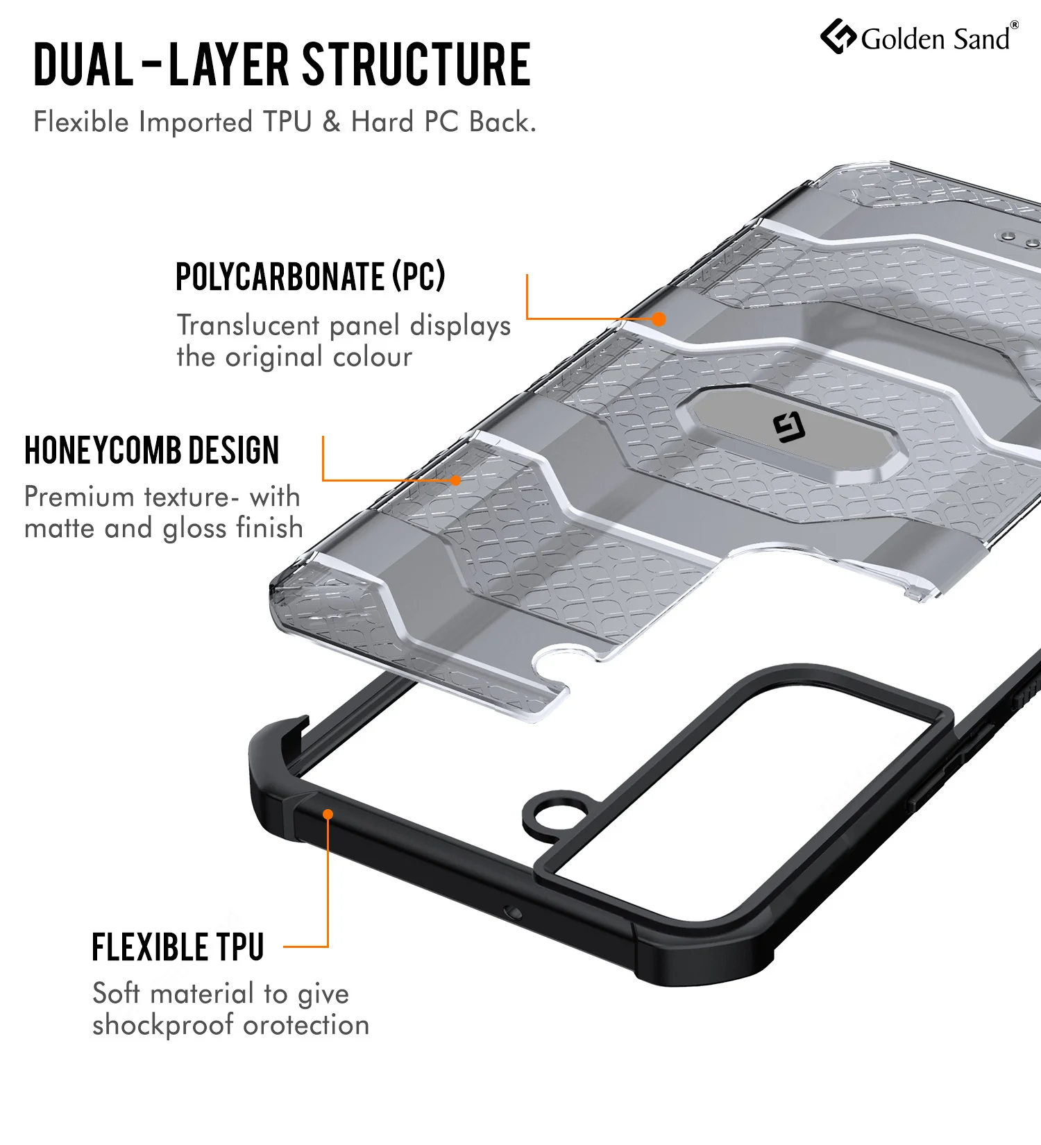 Samsung Galaxy S22 5G (6.1 inch) Back Cover | Explorer Series, Space Black - Image 3