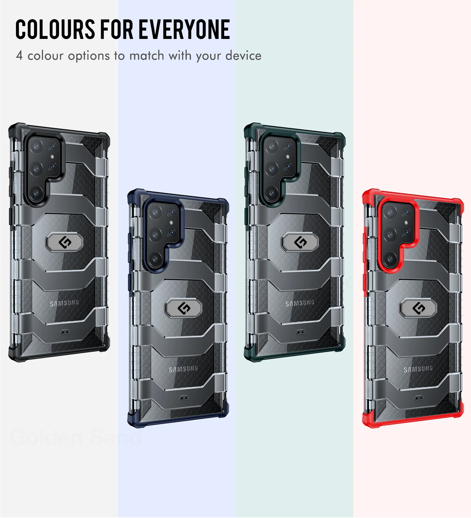 Samsung Galaxy S22 Ultra 5G (6.8 inch) Back Cover | Explorer Series, Tangy Red - Image 7