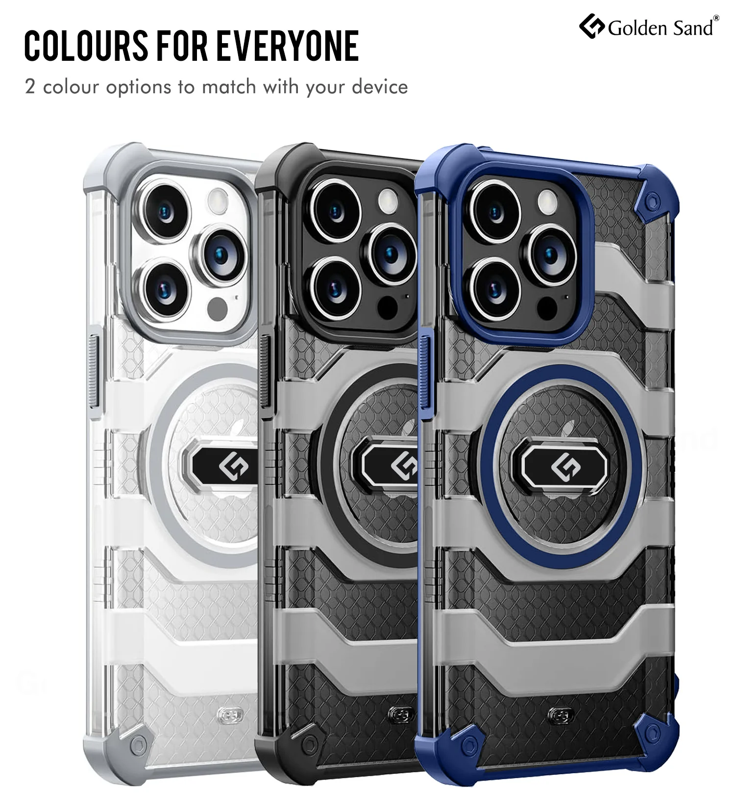 Apple iPhone 15 Pro (6.1 inch) Back Cover | Explorer Series, [Magsafe Compatible], Grey - Image 7