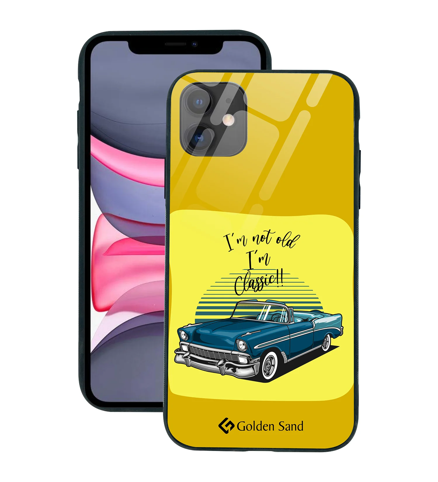 Golden Sand Slim Designer Glass Series For Apple iPhone 11 [Quotes 23]
