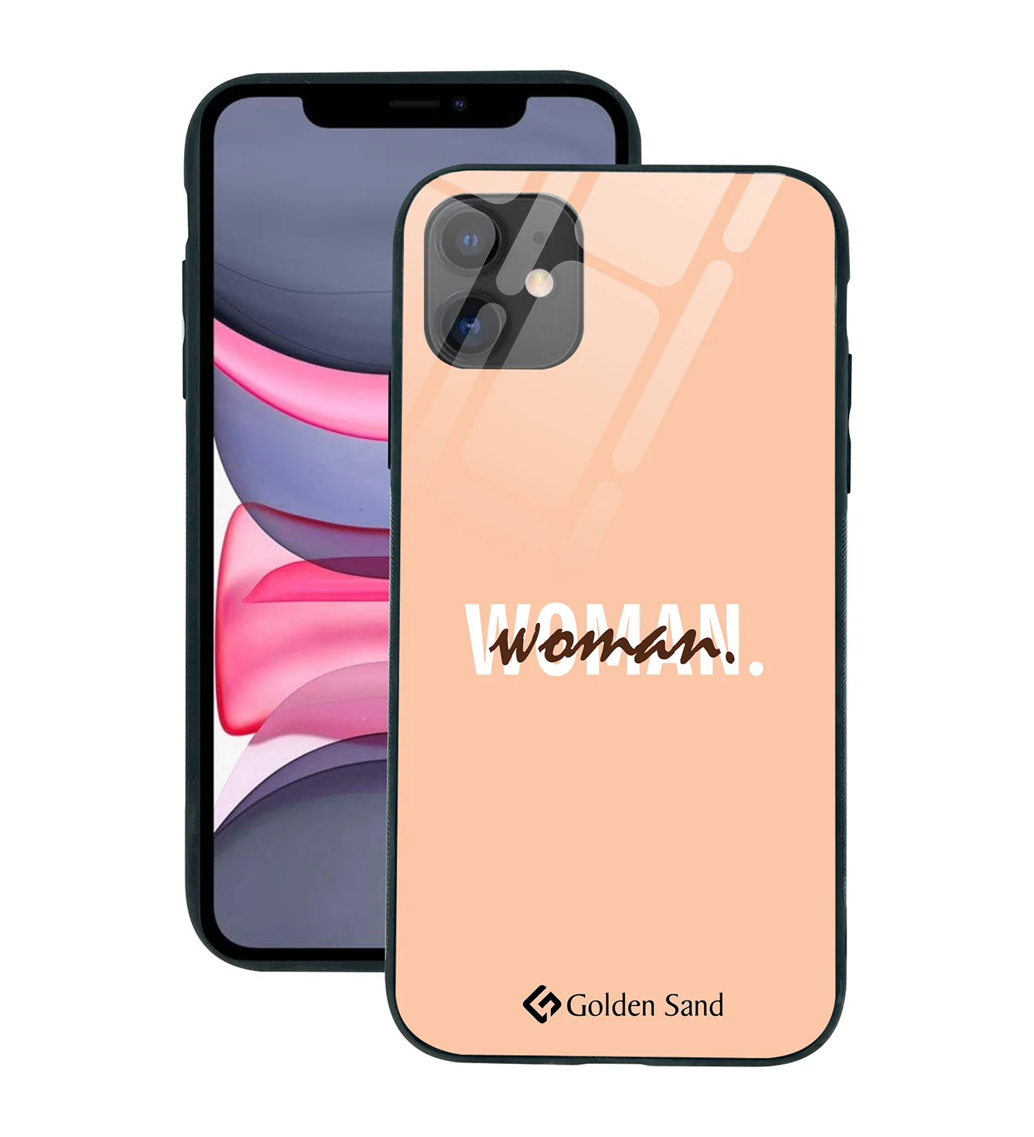 Golden Sand Slim Designer Glass Series For Apple iPhone 11 [Quotes 25]