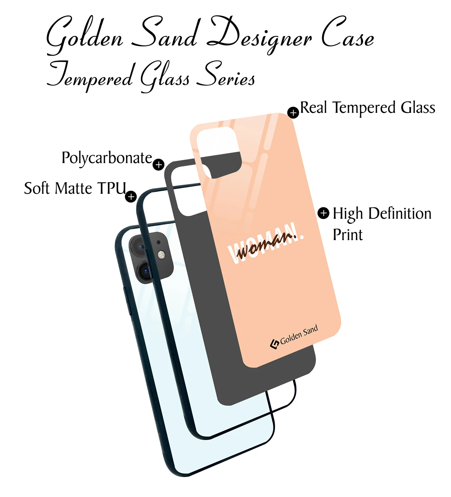 Golden Sand Slim Designer Glass Series For Apple iPhone 11 [Quotes 25] - Image 3