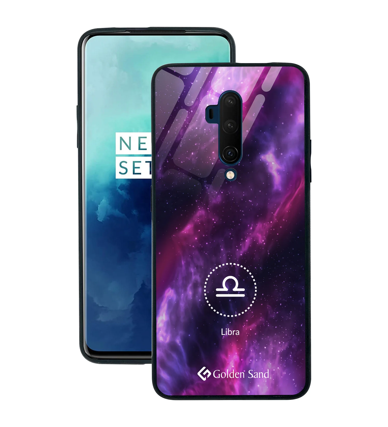 Golden Sand Slim Designer Glass Series For OnePlus 7T Pro [Zodiac 7]