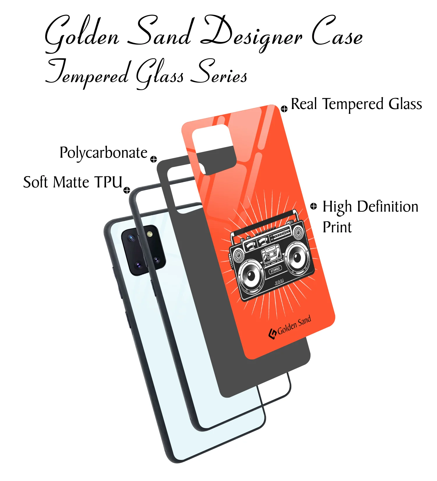 Golden Sand Slim Designer Glass Series For Samsung Galaxy Note10 Lite [Radio 1] - Image 3