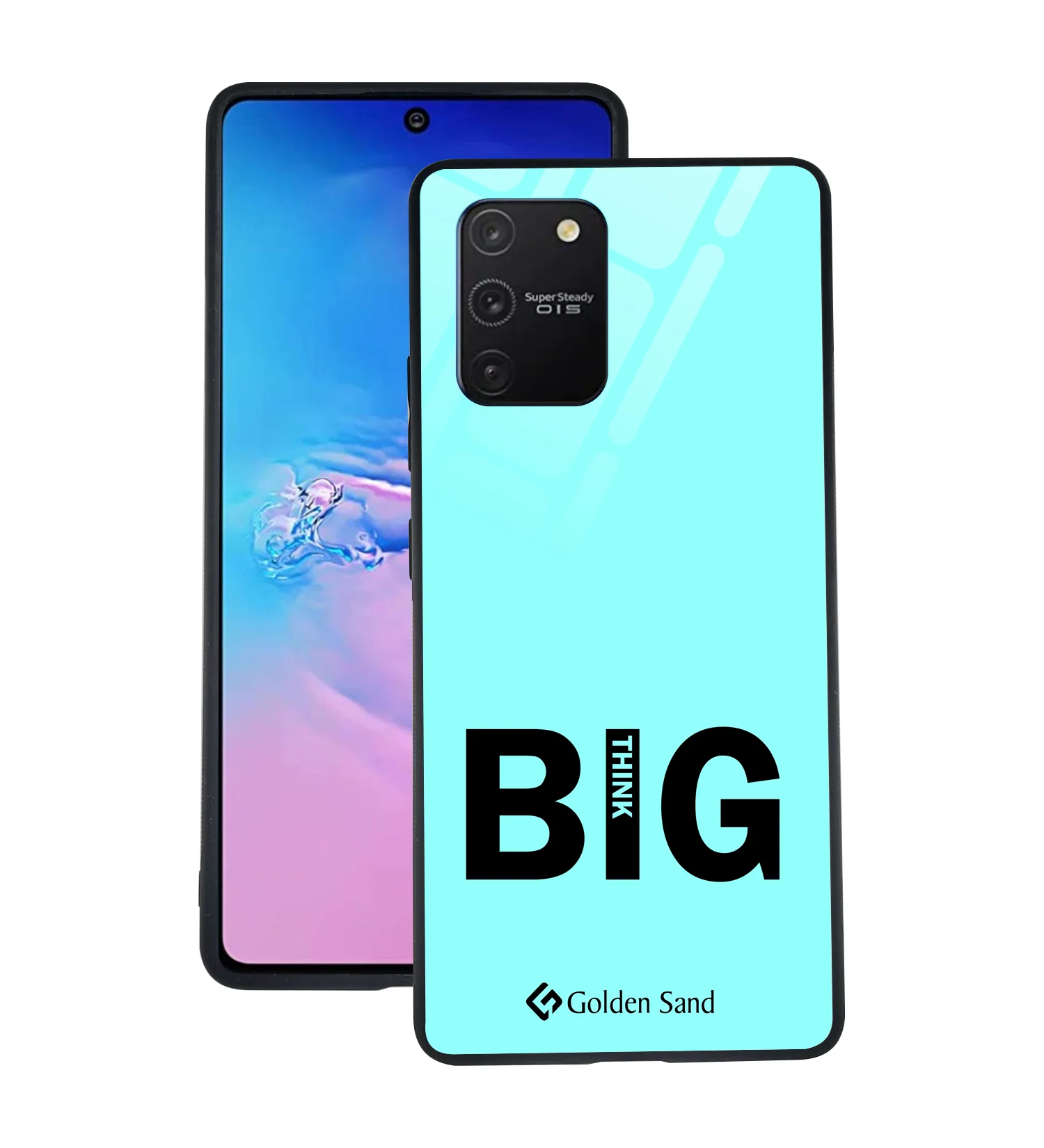 Golden Sand Slim Designer Glass Series For Samsung Galaxy S10 Lite [Quotes 16]