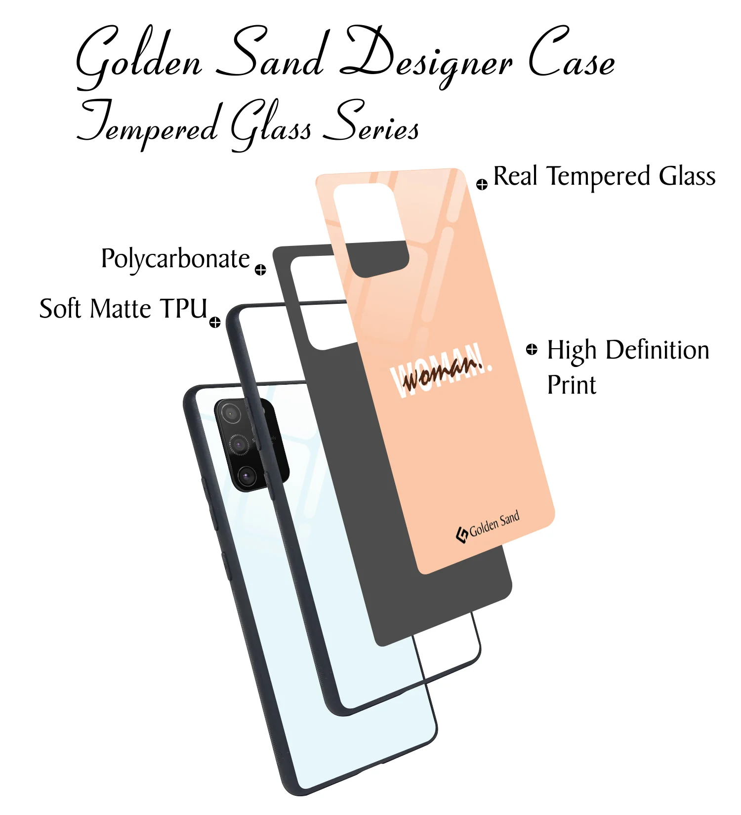Golden Sand Slim Designer Glass Series For Samsung Galaxy S10 Lite [Quotes 25] - Image 3