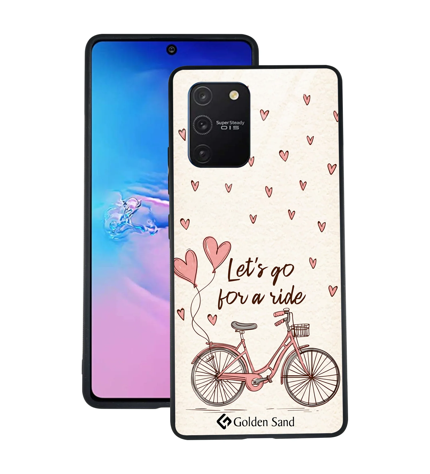 Golden Sand Slim Designer Glass Series For Samsung Galaxy S10 Lite [Quotes 28]