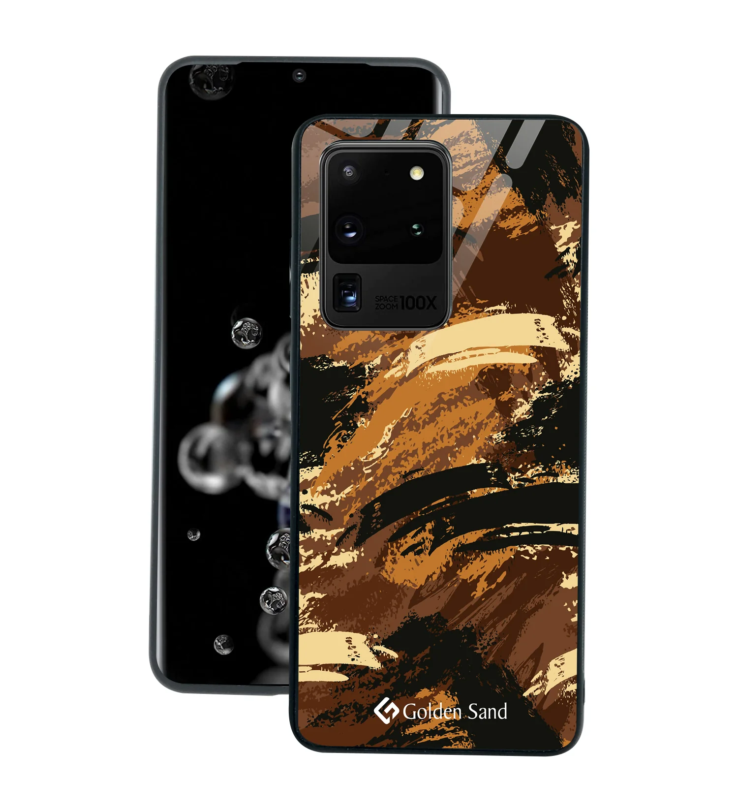 Golden Sand Slim Designer Glass Series For Samsung Galaxy S20 Ultra [Military 3]
