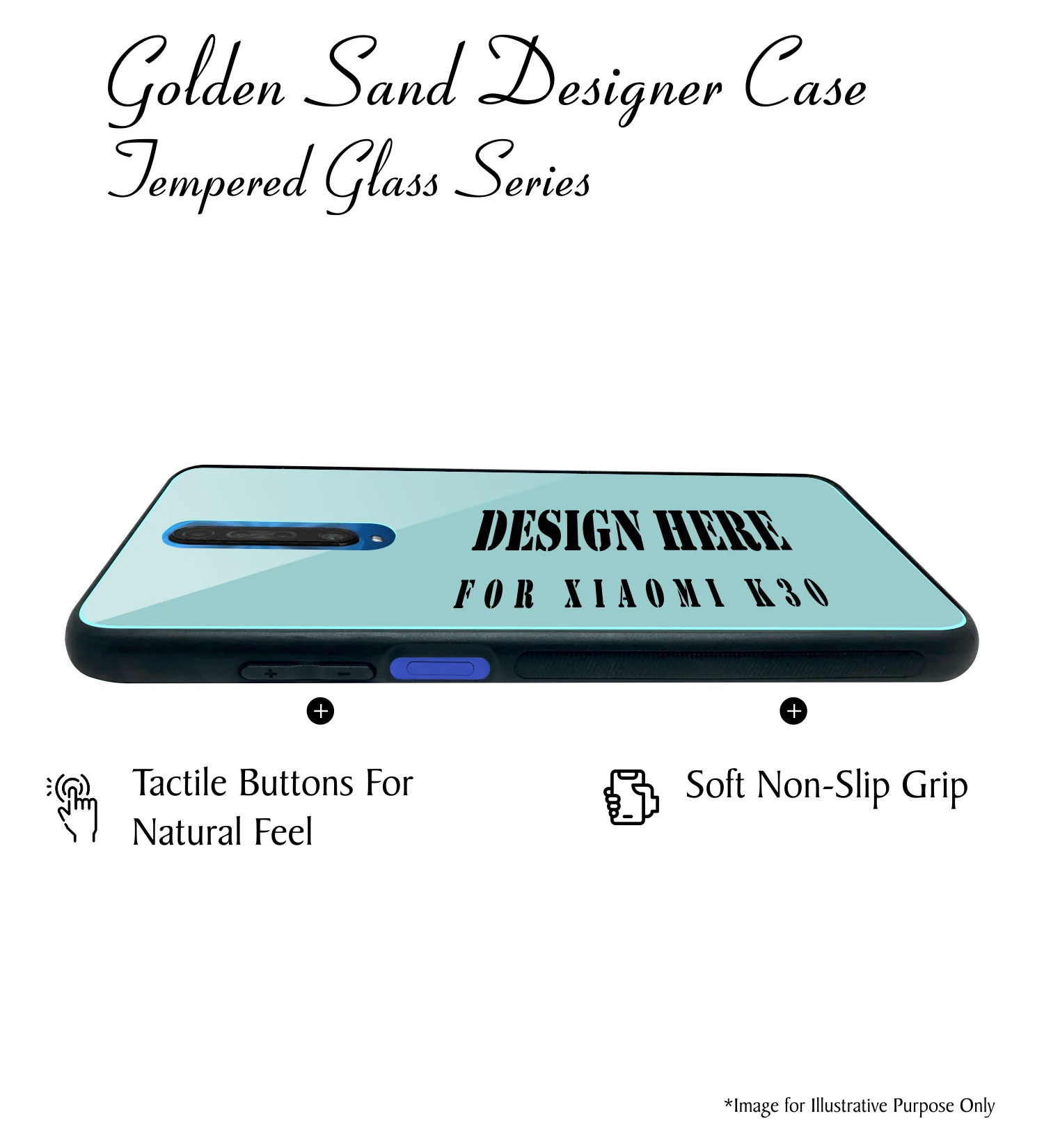 Golden Sand Slim Designer Glass Series For Xiaomi Poco X2 [Astronaut 1] - Image 4