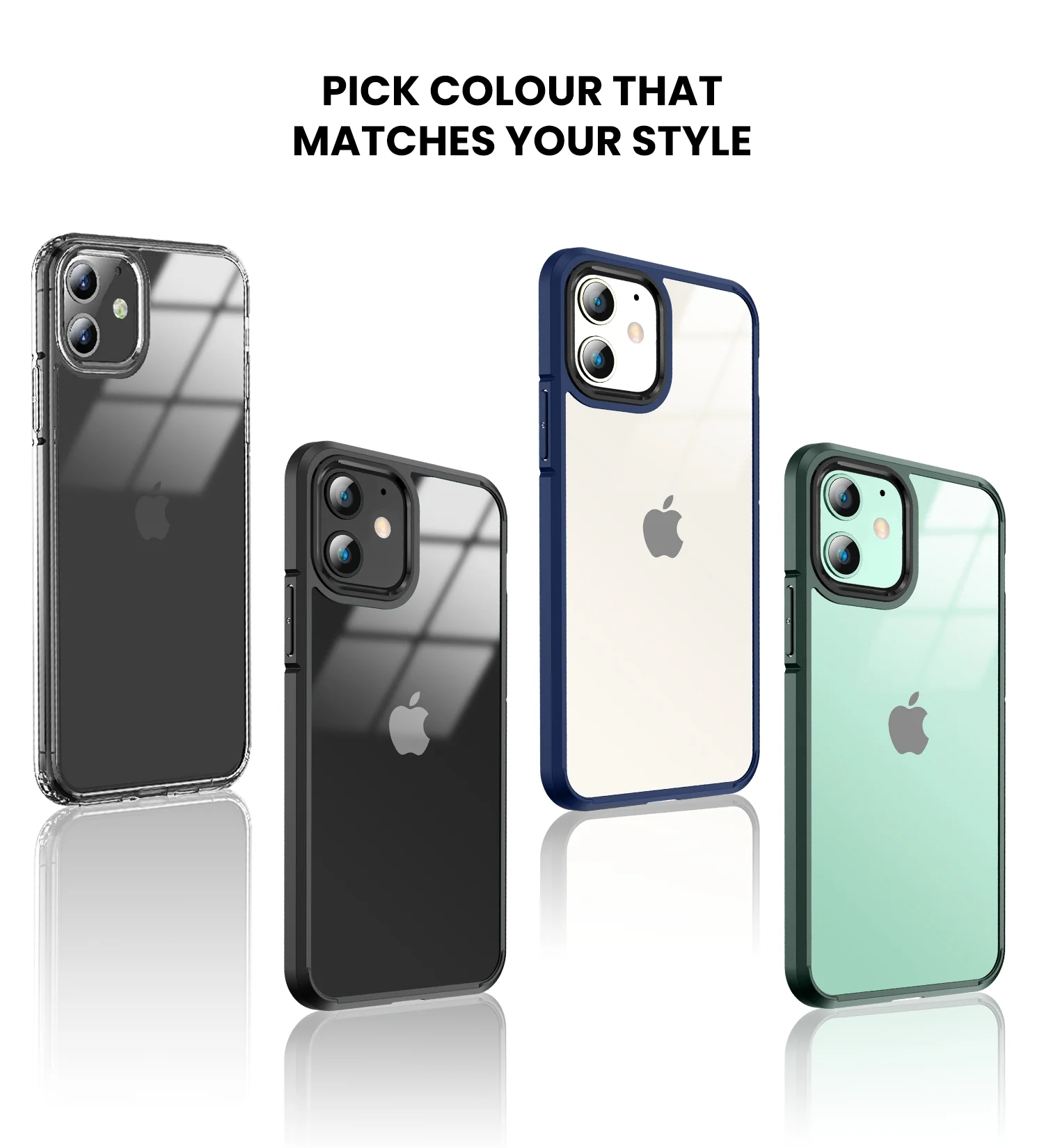 Apple iPhone 11 (6.1 inch) Back Cover | Ice Crystal Series [Anti Yellow], Deep Blue - Image 6