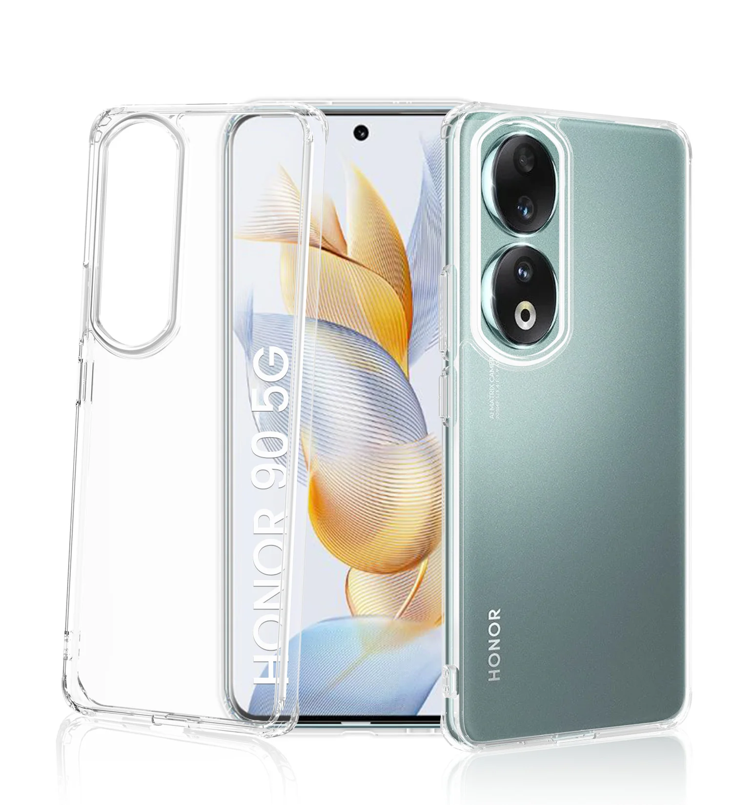 HONOR 90 5G (6.7 inch) Back Cover | Ice Crystal Series, Crystal Clear