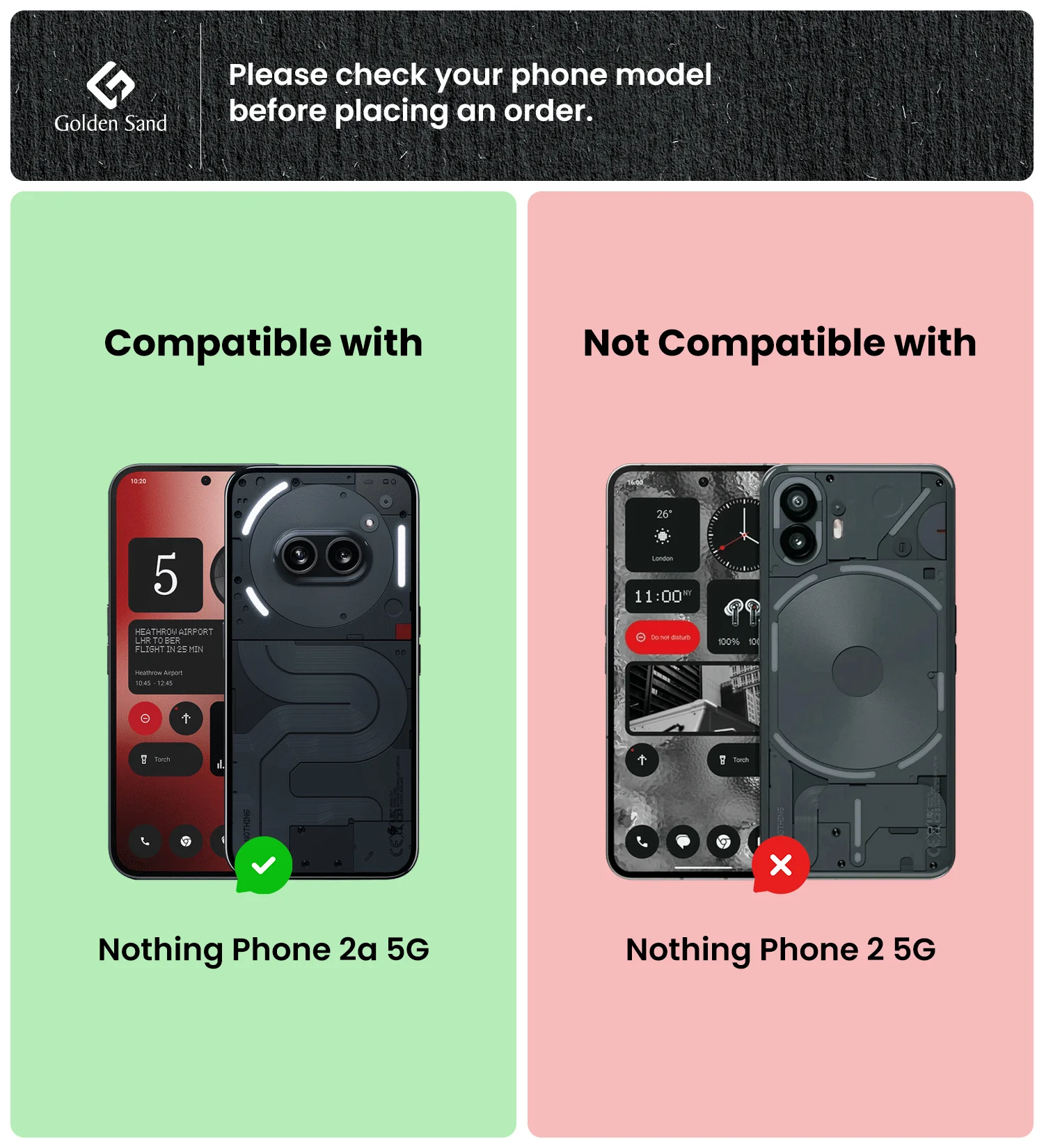 Nothing Phone (2a) Plus 5G, Nothing Phone (2a) 5G (6.7 inch) Back Cover | Ice Crystal Series, Crystal Clear - Image 2