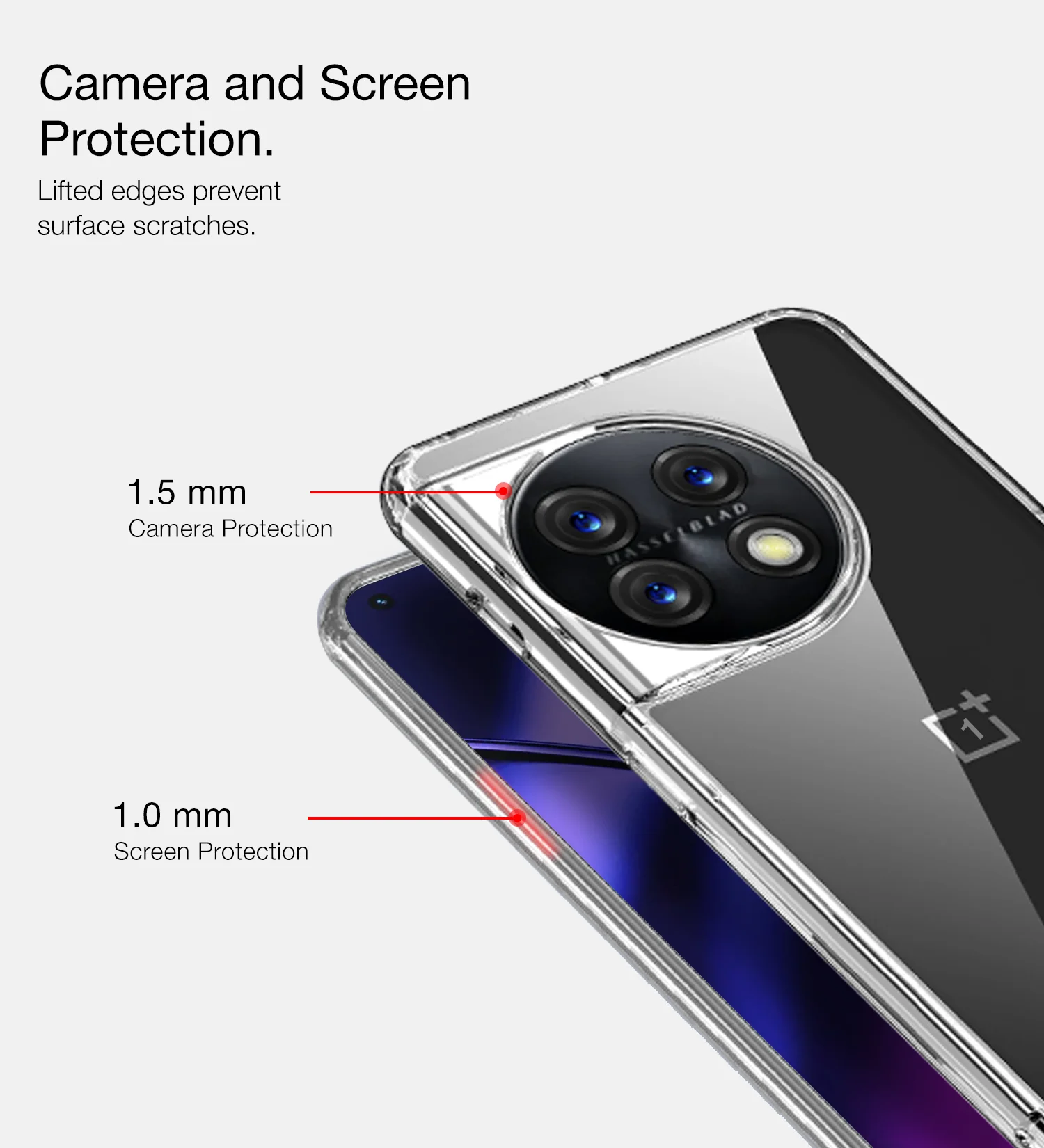 OnePlus 11 5G (6.7 inch) Back Cover | Ice Crystal Series, Crystal Clear - Image 5