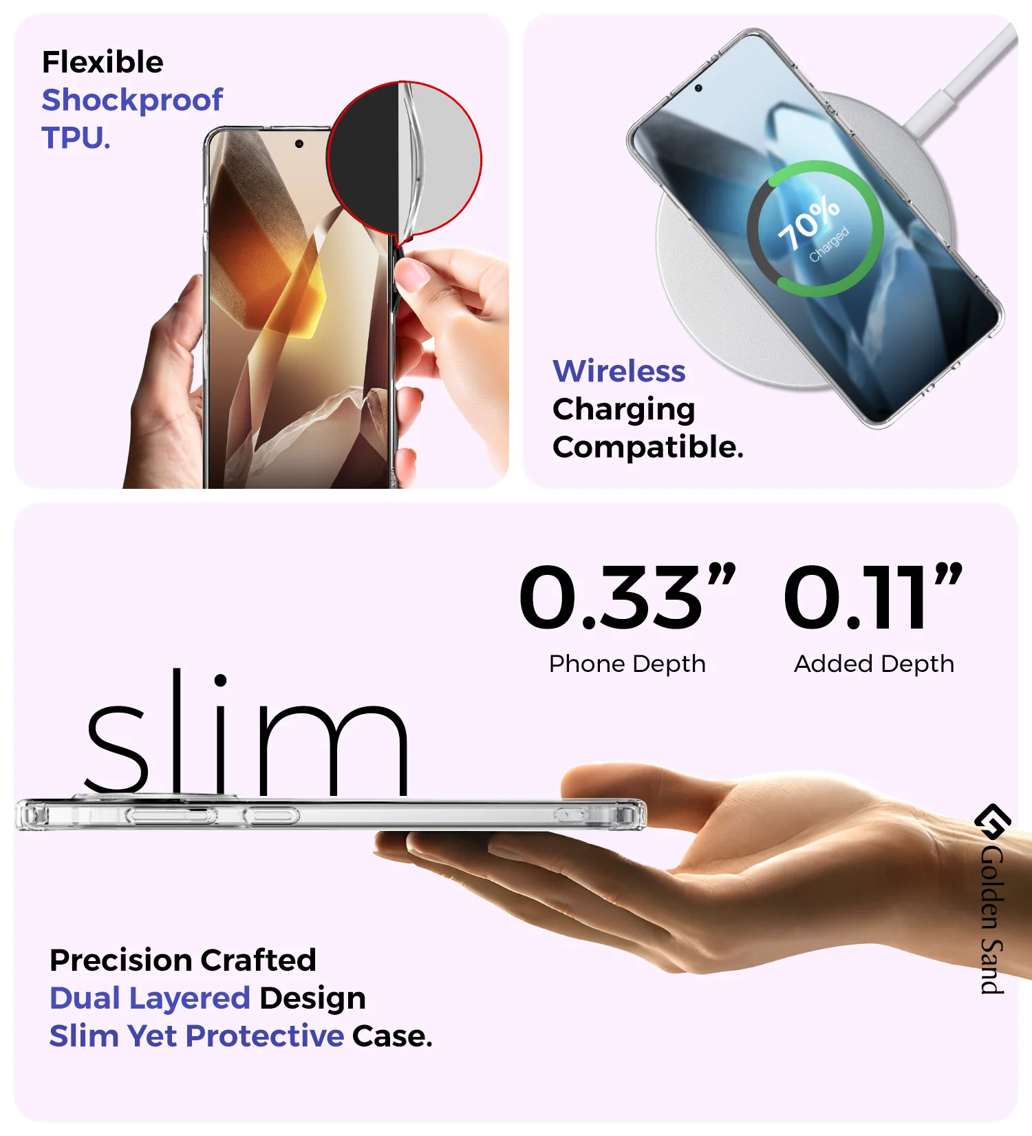 OnePlus 13 5G (6.82 inch) Back Cover | Ice Crystal Series, Crystal Clear - Image 5