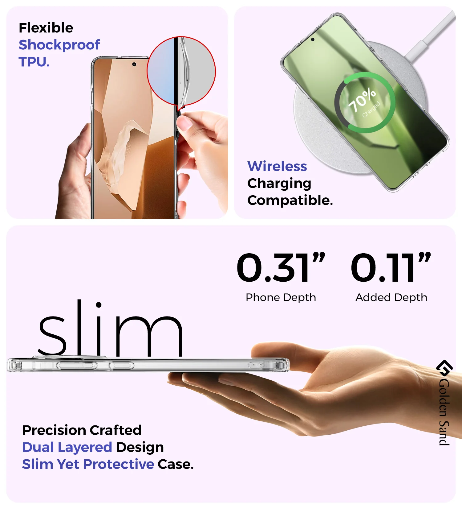 OnePlus 13R 5G (6.78 inch) Back Cover | Ice Crystal Series, Crystal Clear - Image 5