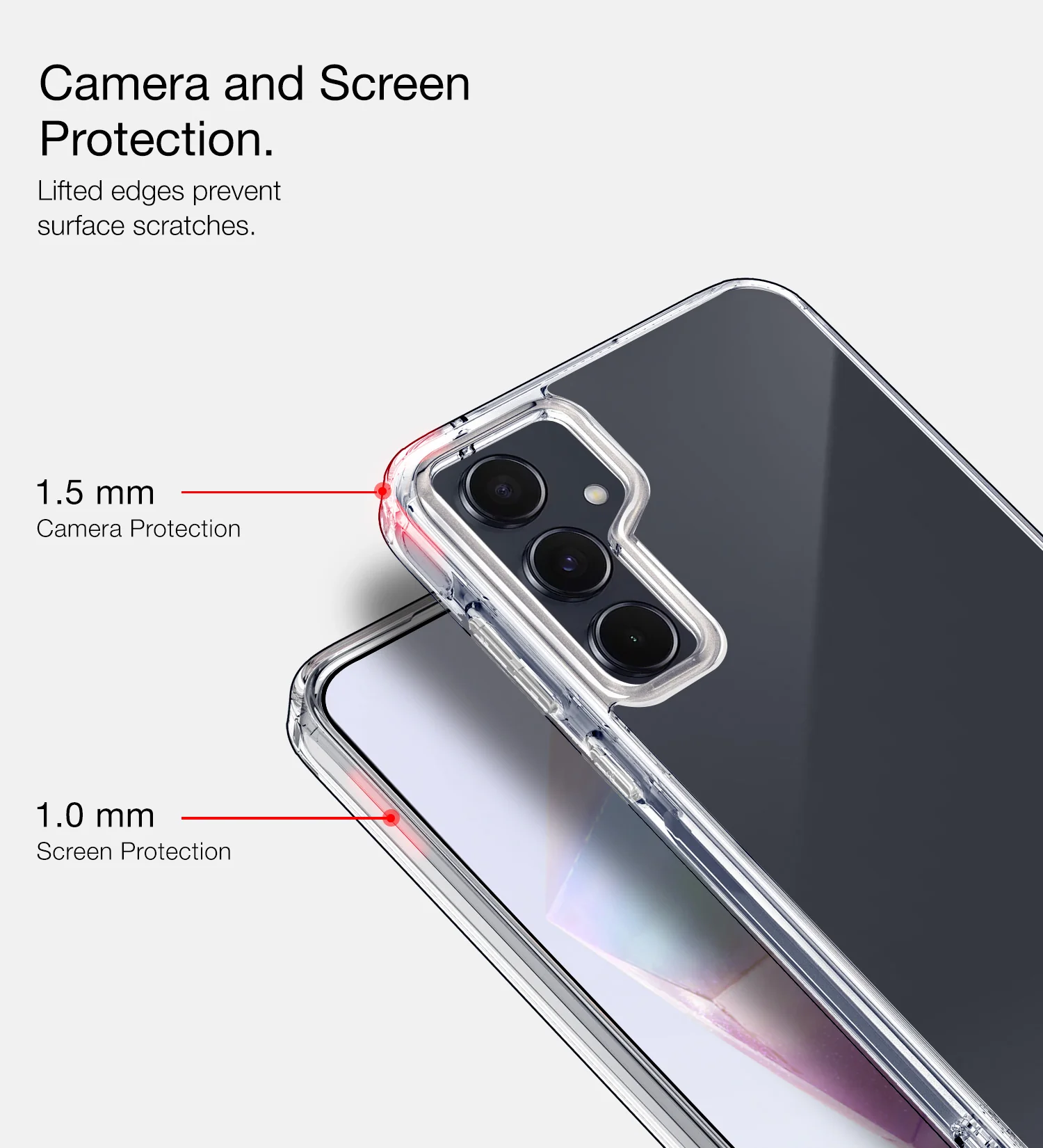 Samsung Galaxy A35 5G (6.6 inch) Back Cover | Ice Crystal Series, Crystal Clear - Image 4