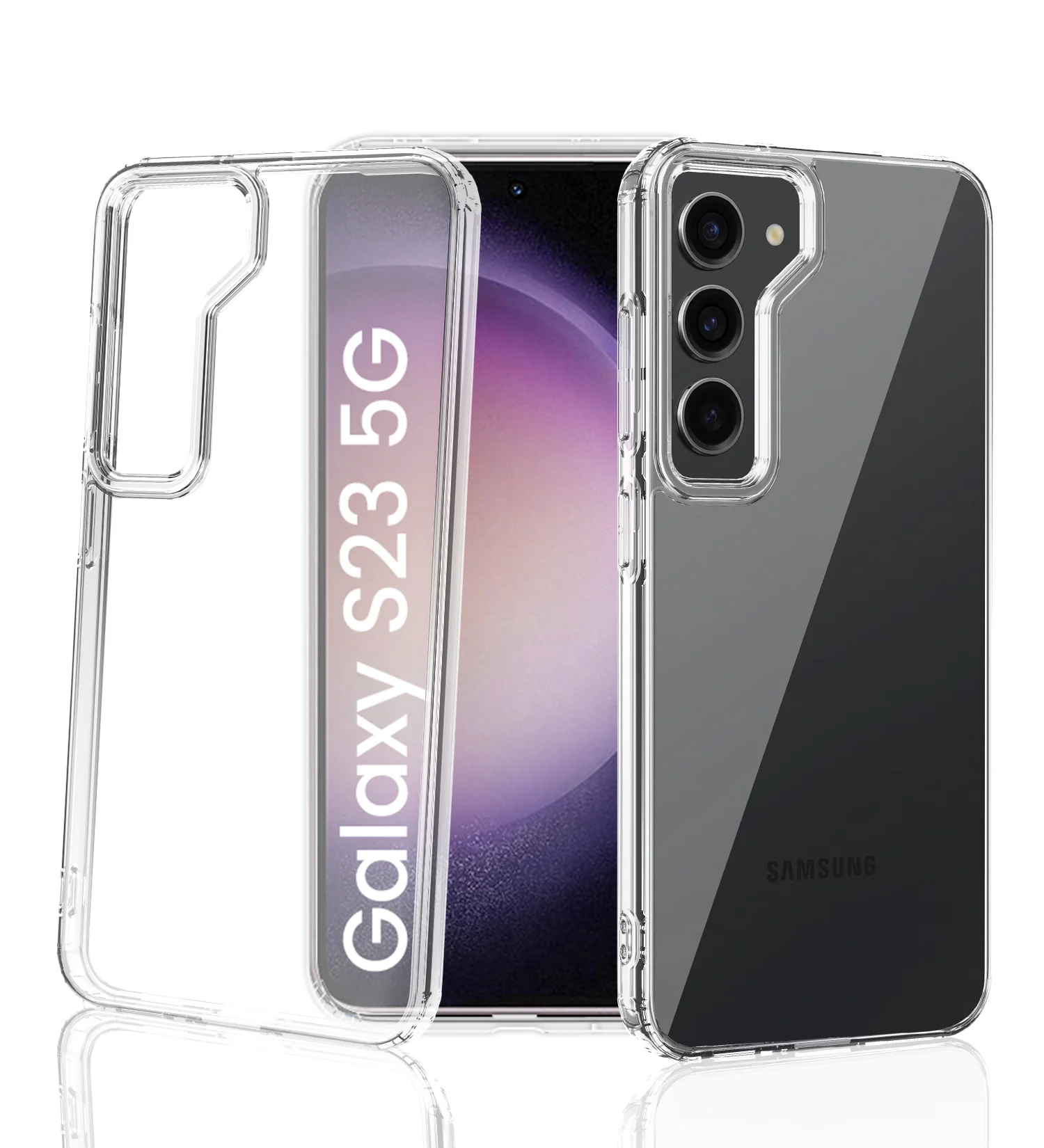 Samsung Galaxy S23 5G (6.1 inch) Back Cover | Ice Crystal Series, Crystal Clear