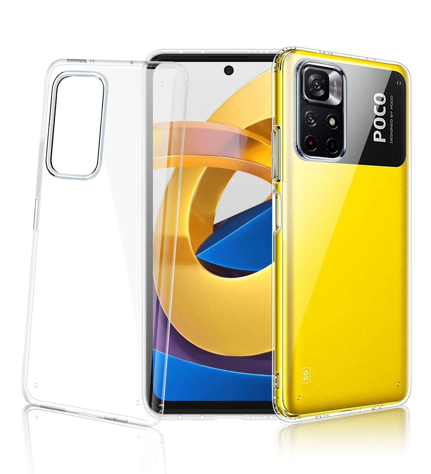 Redmi Note 11T 5G, Poco M4 Pro 5G (6.6 inch) Back Cover | Ice Crystal Series, Crystal Clear