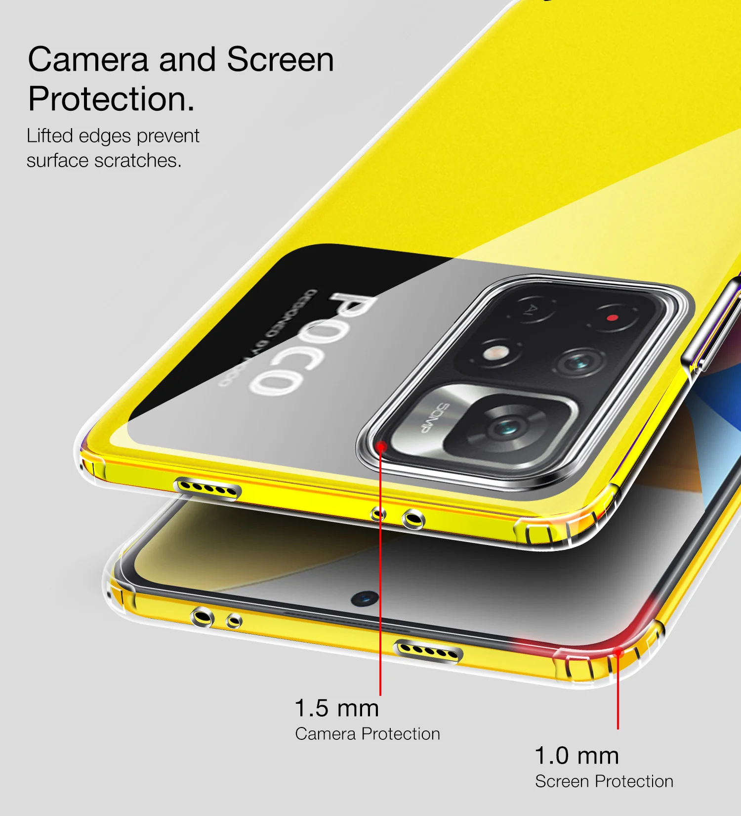 Redmi Note 11T 5G, Poco M4 Pro 5G (6.6 inch) Back Cover | Ice Crystal Series, Crystal Clear - Image 4