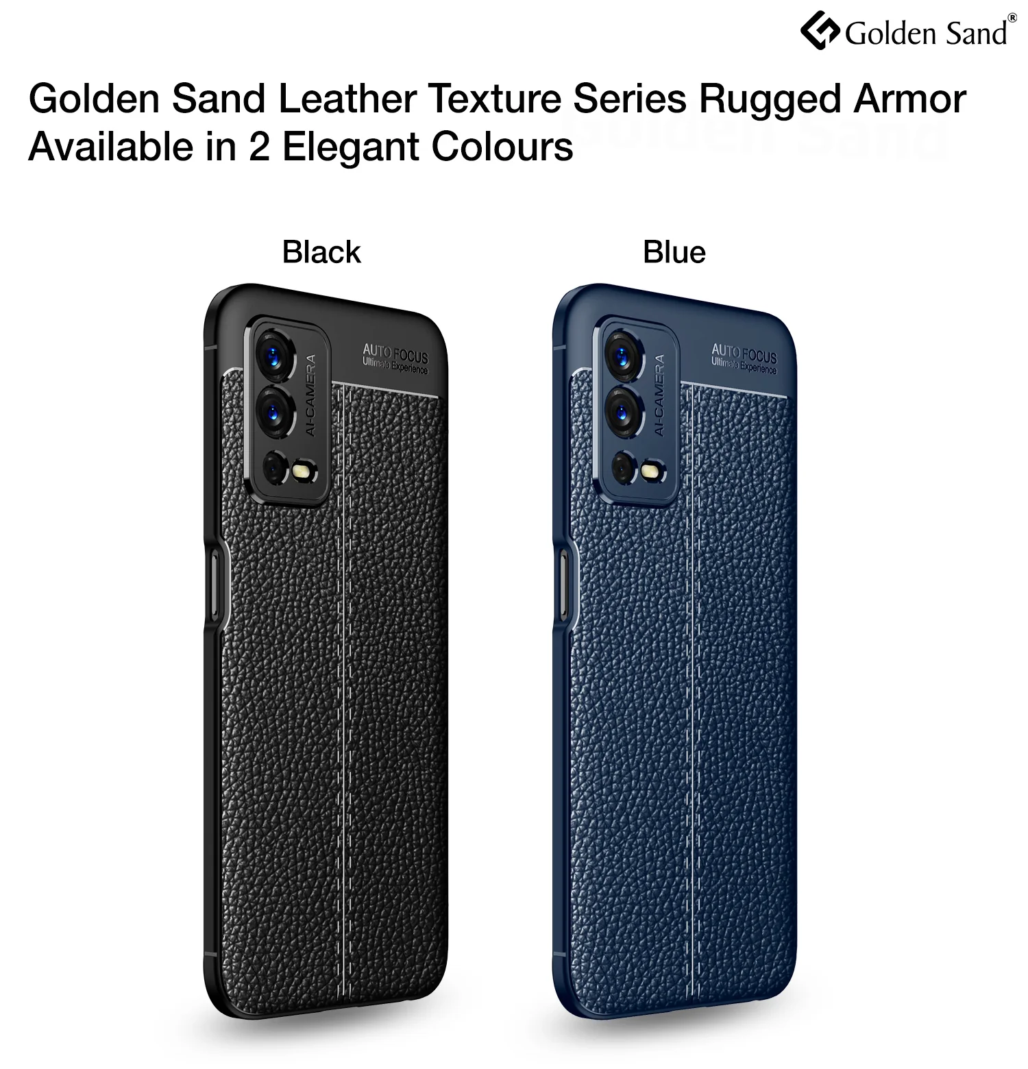 Oppo A55 (6.51 inch) Back Cover | Vegan Leather Series, Black - Image 6