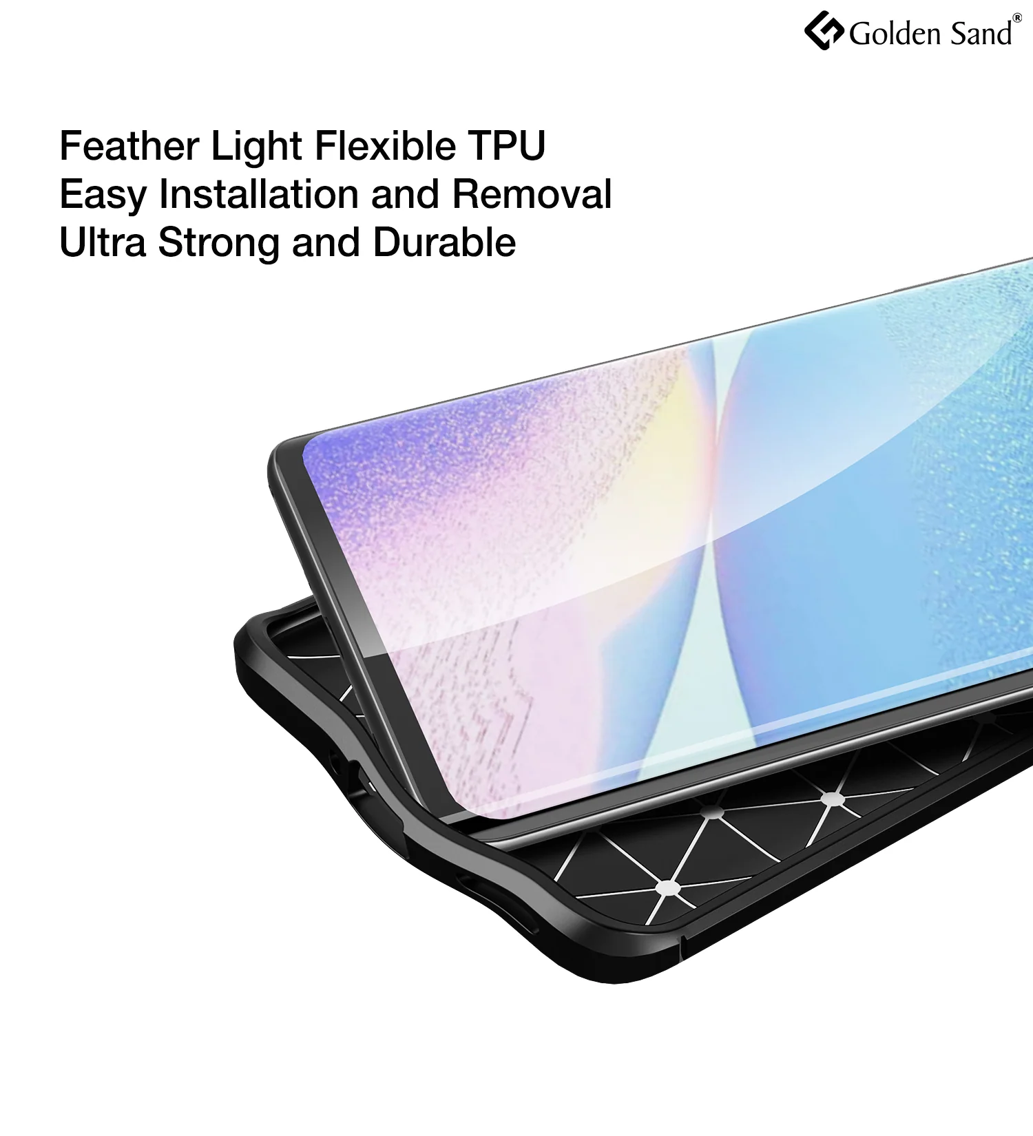 Oppo Reno 5 Pro 5G (6.55 inch) Back Cover | Vegan Leather Series, Starry Black - Image 5