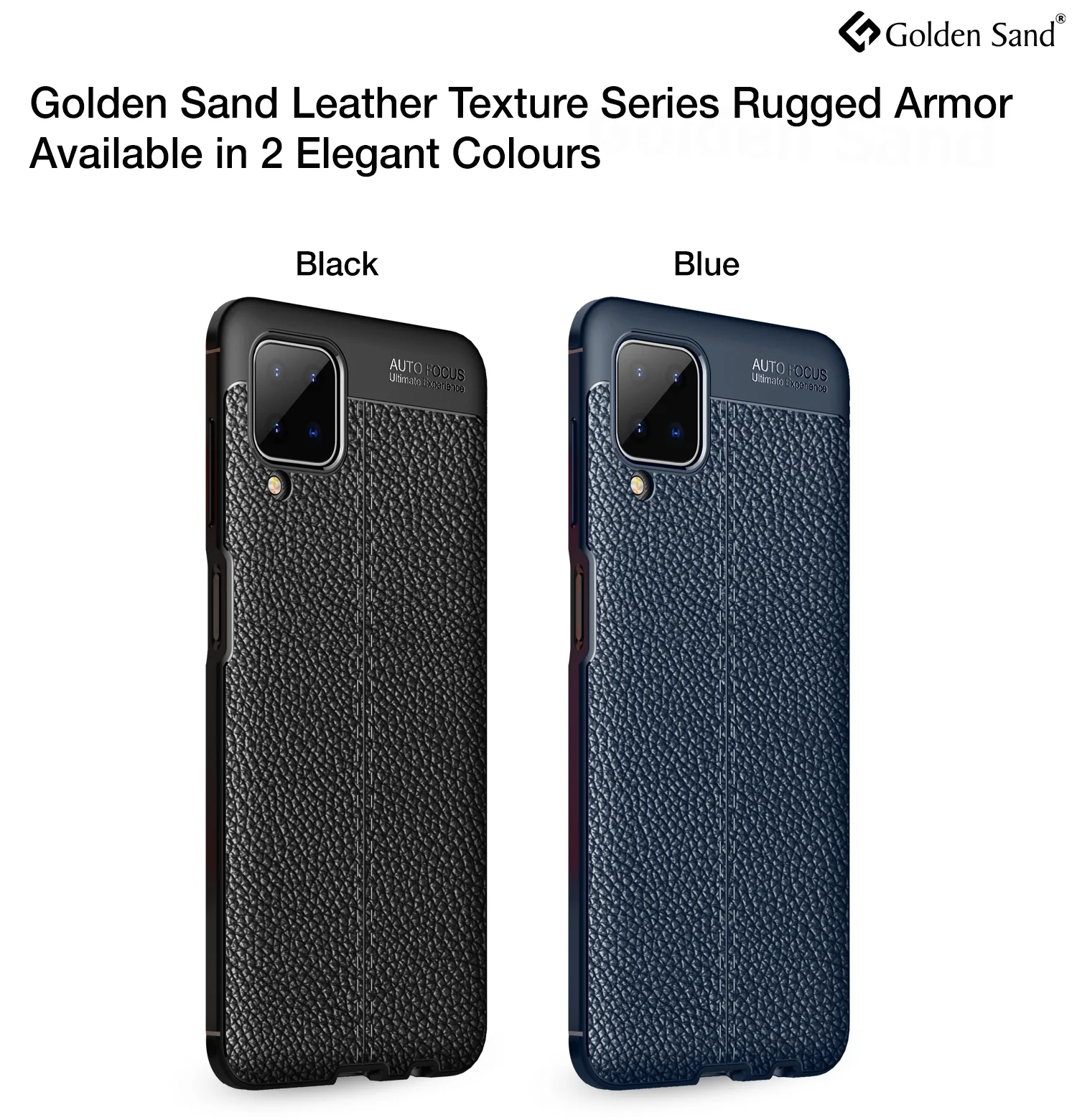 Samsung Galaxy A12, Samsung Galaxy M12, Samsung Galaxy F12 (6.5 inch) Back Cover | Vegan Leather Series, Blue - Image 6