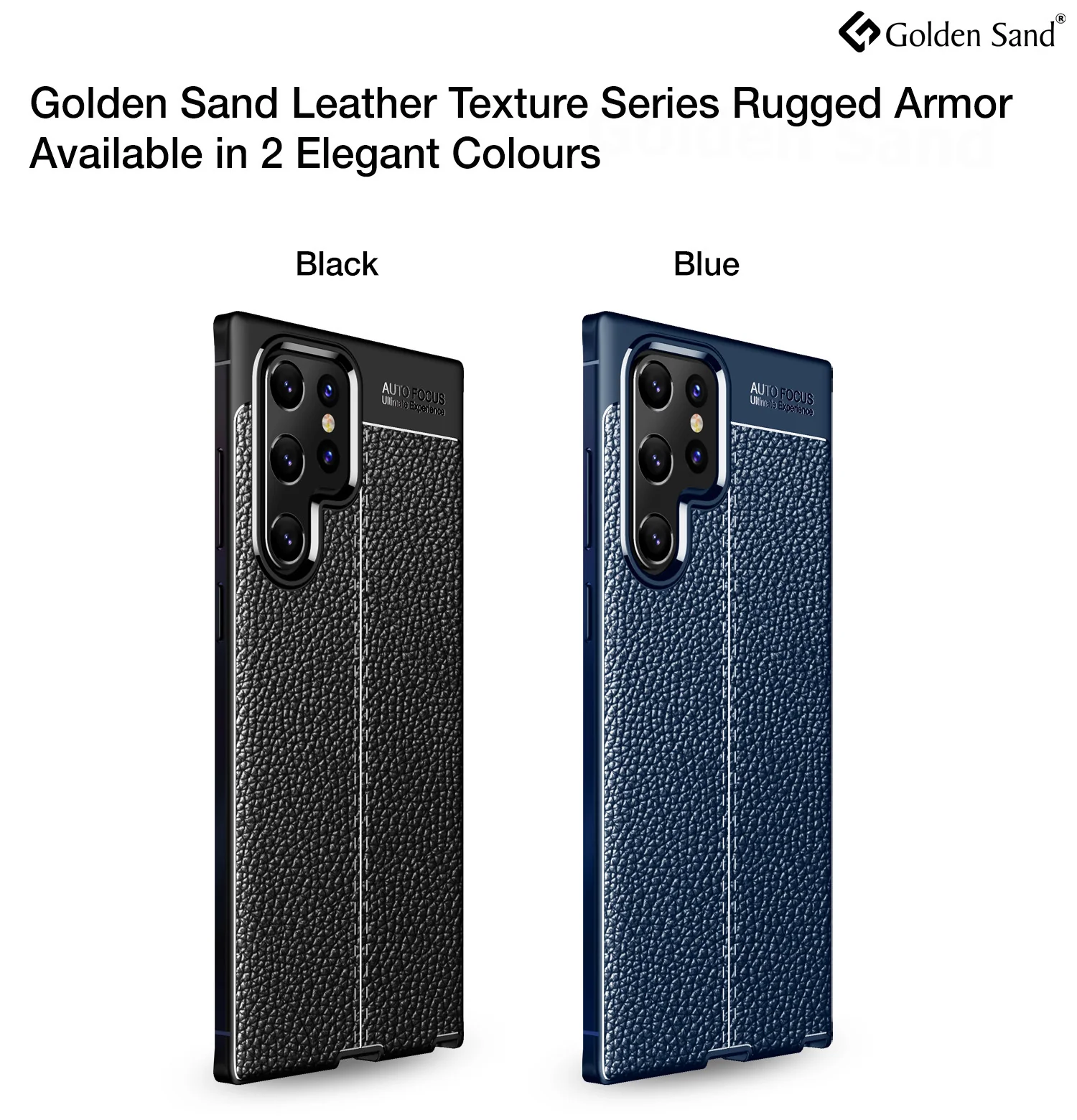 Samsung Galaxy S22 Ultra 5G (6.8 inch) Back Cover | Vegan Leather Series, Blue - Image 6