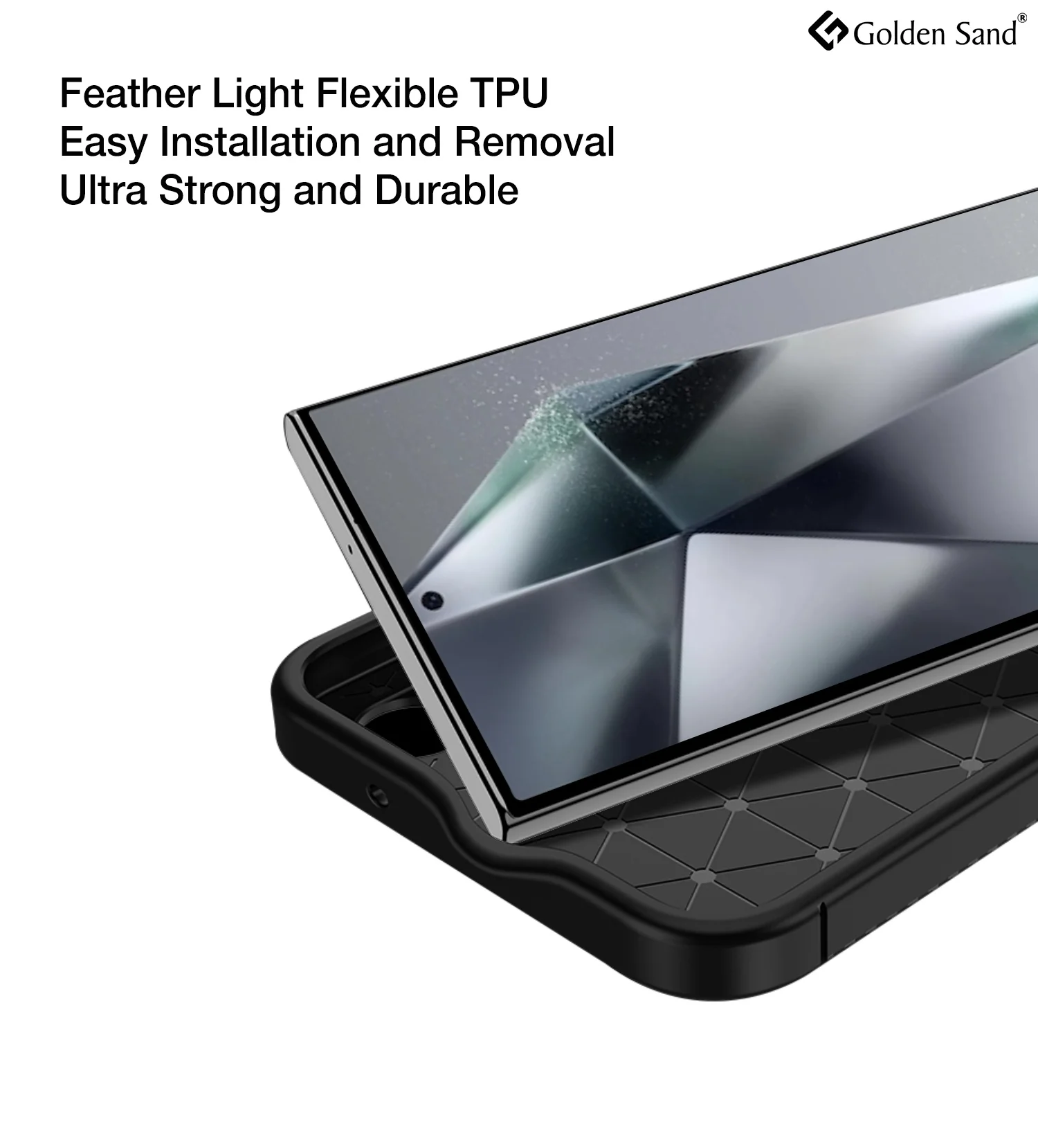 Samsung Galaxy S24 Ultra 5G (6.8 inch) Back Cover | Vegan Leather Series, Black - Image 6