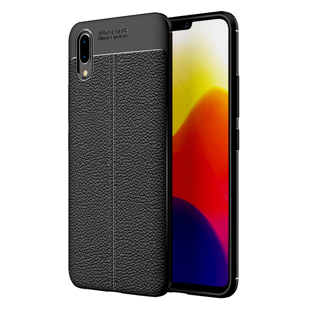 Vivo X21 (6.28 inch) Back Cover | Vegan Leather Series, Black