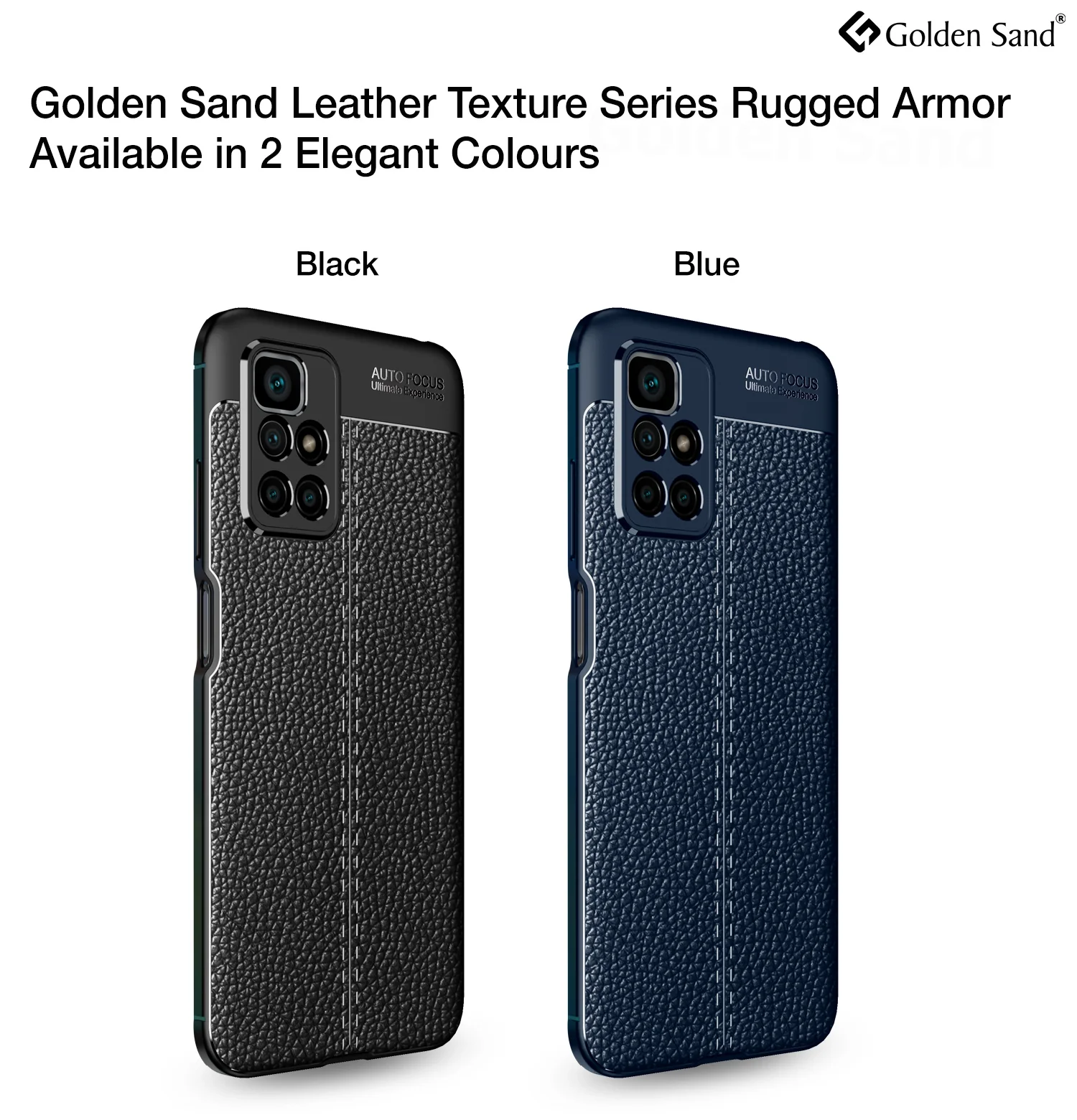 Xiaomi Redmi 10 Prime (6.5 inch) Back Cover | Vegan Leather Series, Blue - Image 6