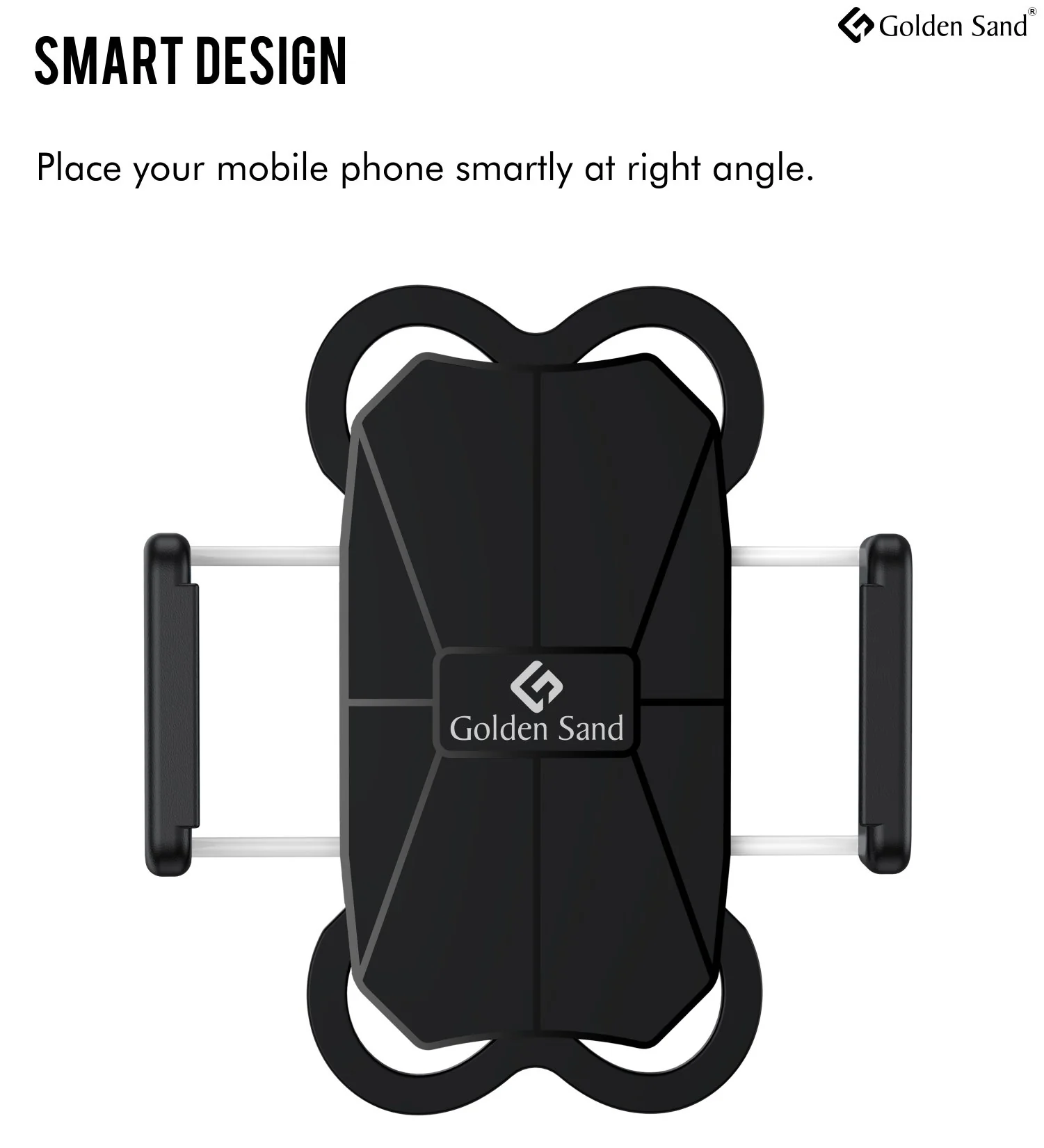Mobile Phone Holder for Cycle, Motorcycle for GPS Navigation, Google Maps, Entertainment- Waterproof, Durable,Premium Quality PC and Silicone Materials , Black - Image 5