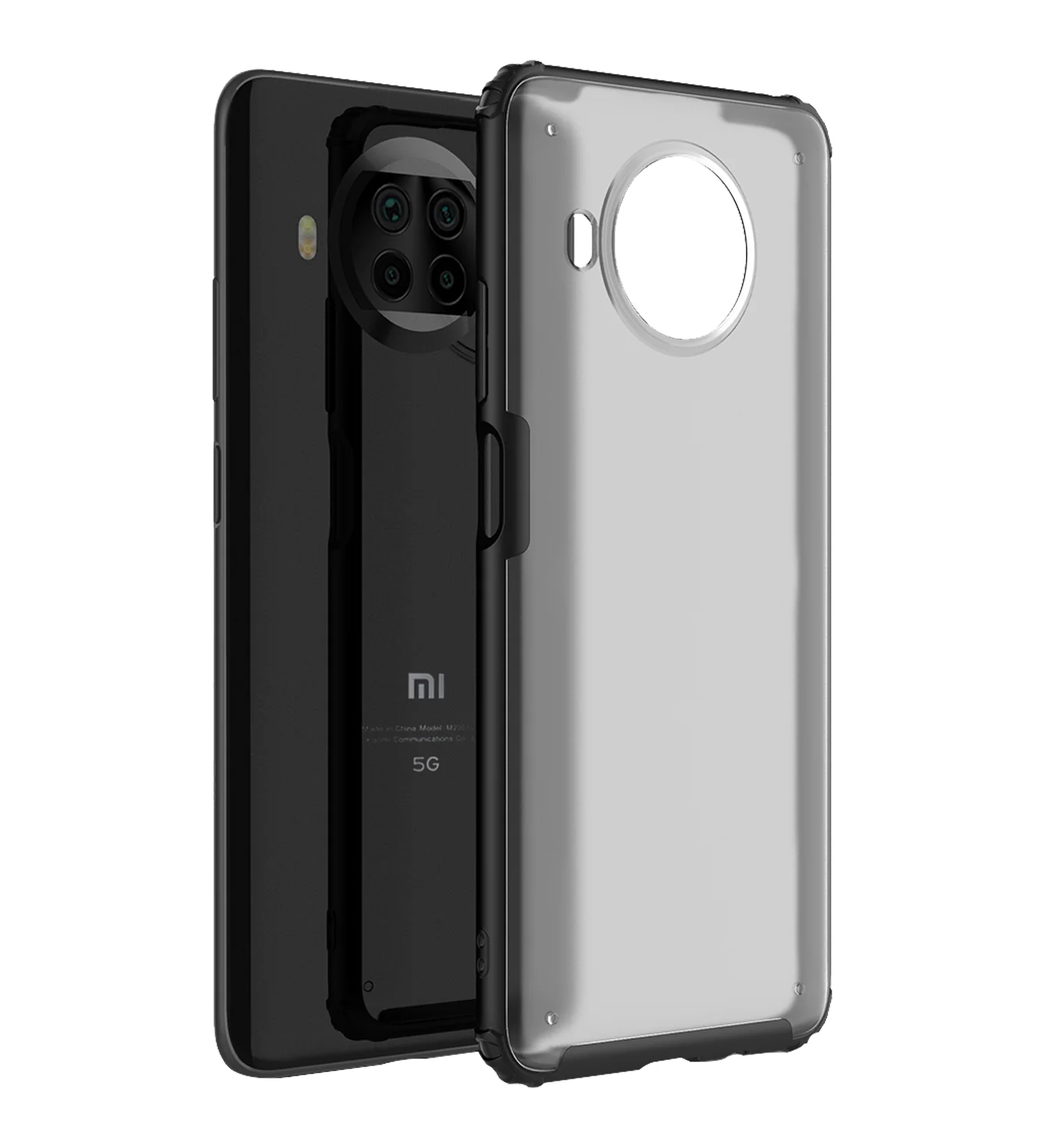 Mi 10i 5G (6.67 inch) Back Cover | Rugged Frosted Series, Black