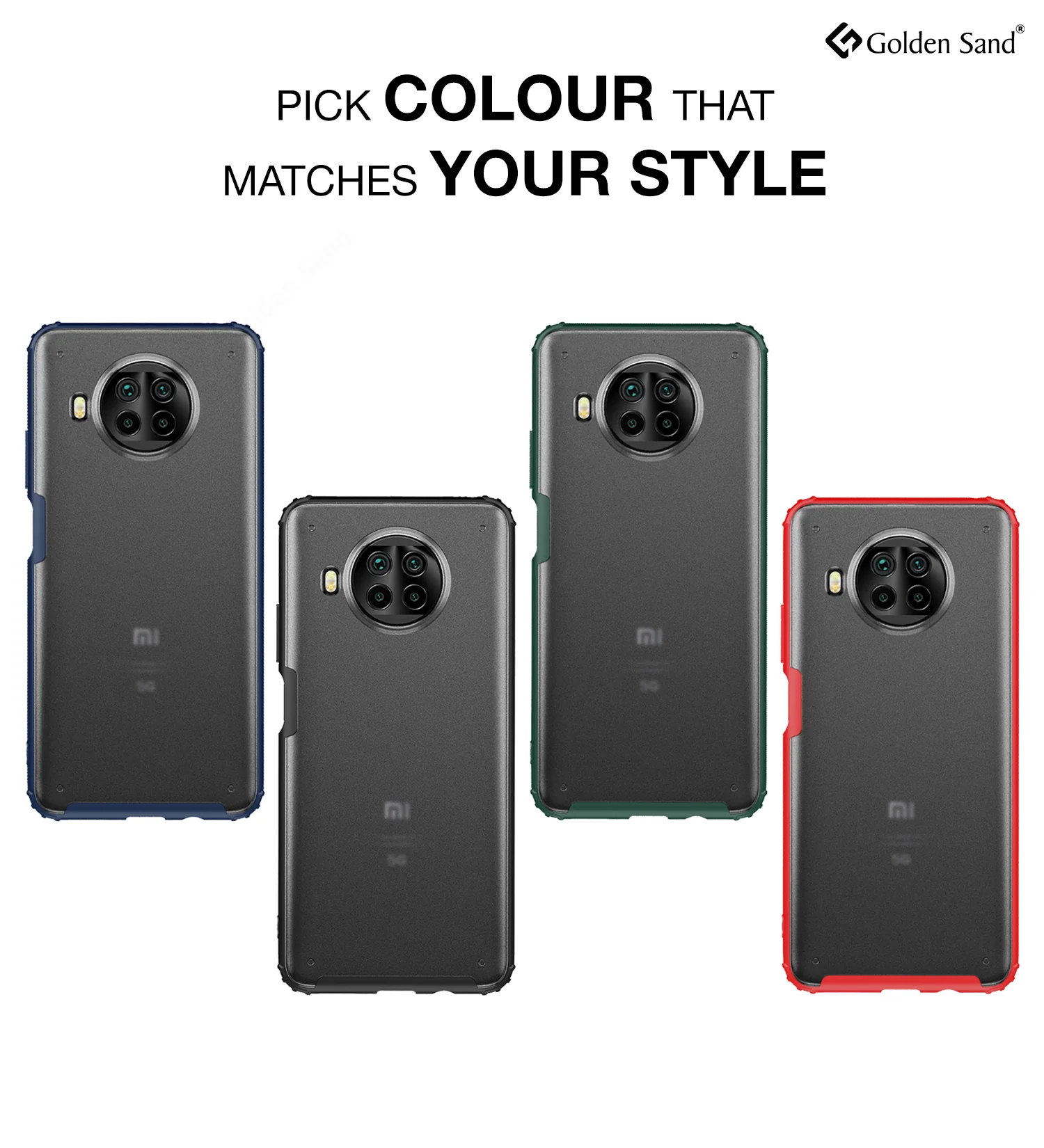 Mi 10i 5G (6.67 inch) Back Cover | Rugged Frosted Series, Black - Image 6