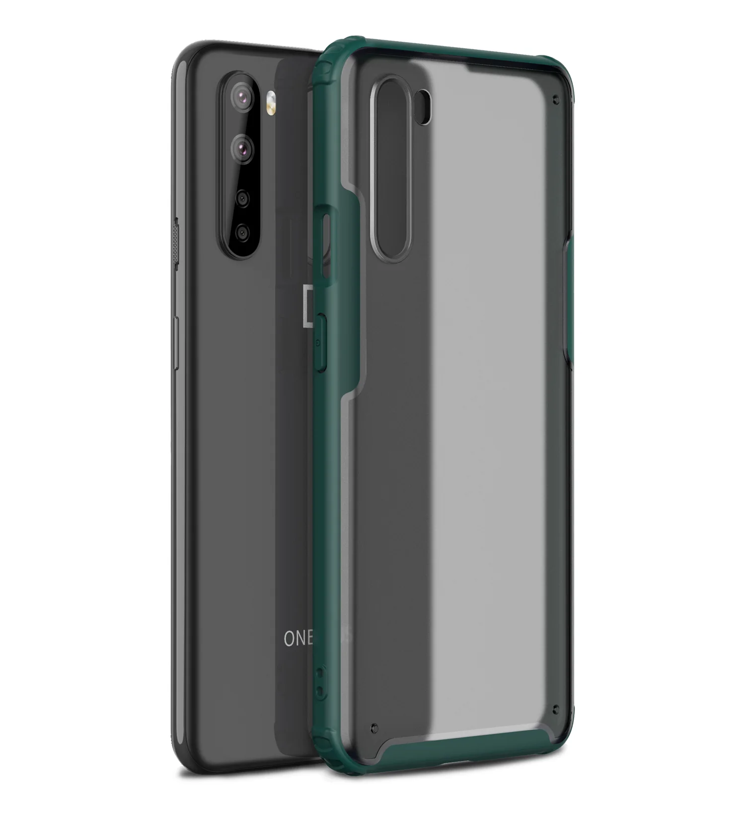One Plus Nord (1+ Nord) Back Cover | Rugged Frosted Series, Green