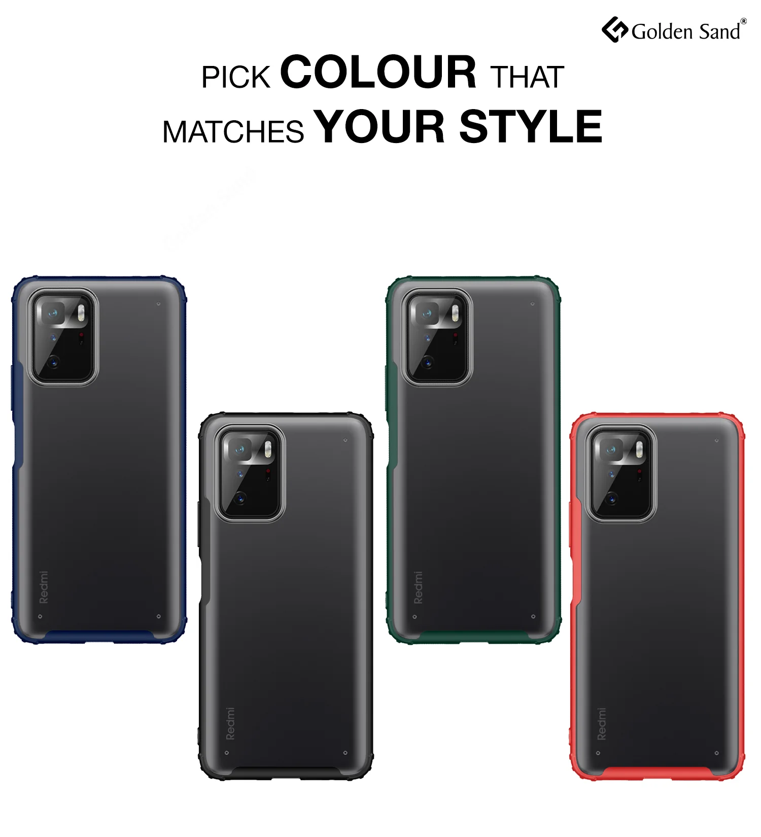 Poco X3 GT (6.6 inch) Back Cover | Rugged Frosted Series, Black - Image 6