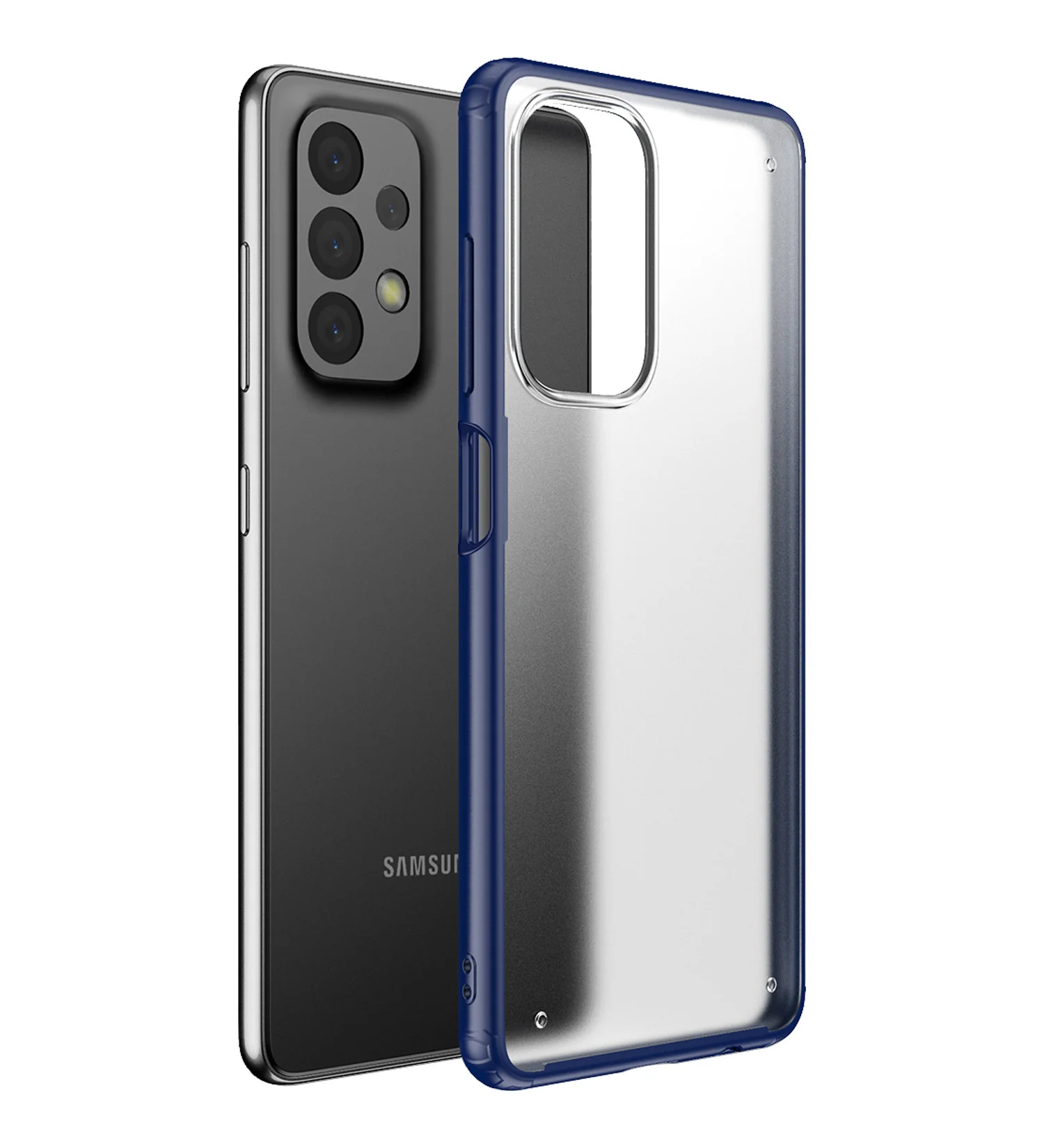 Samsung Galaxy A23 5G, Samsung Galaxy A23 4G (6.6 inch) Back Cover | Rugged Frosted Series, Blue