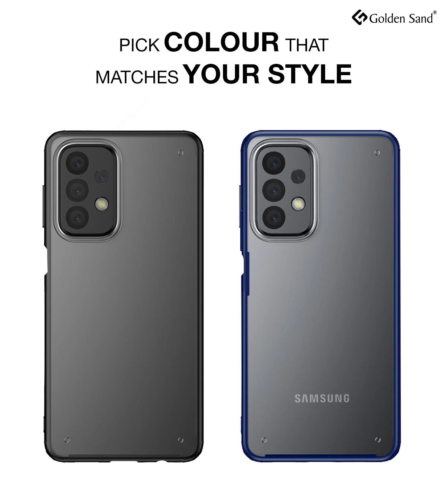 Samsung Galaxy A23 5G, Samsung Galaxy A23 4G (6.6 inch) Back Cover | Rugged Frosted Series, Blue - Image 6