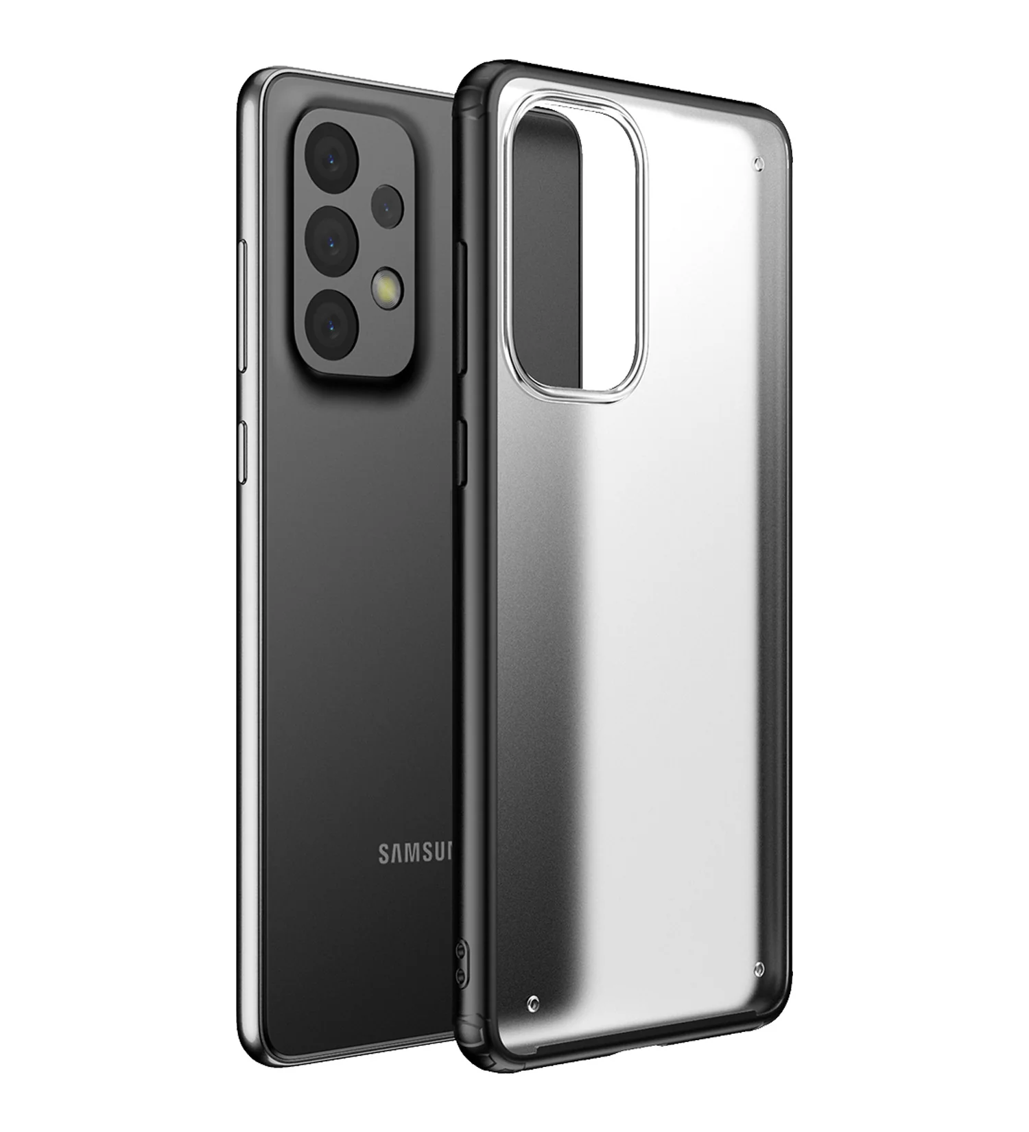 Samsung Galaxy A33 5G (6.4 inch) Back Cover | Rugged Frosted Series, Black