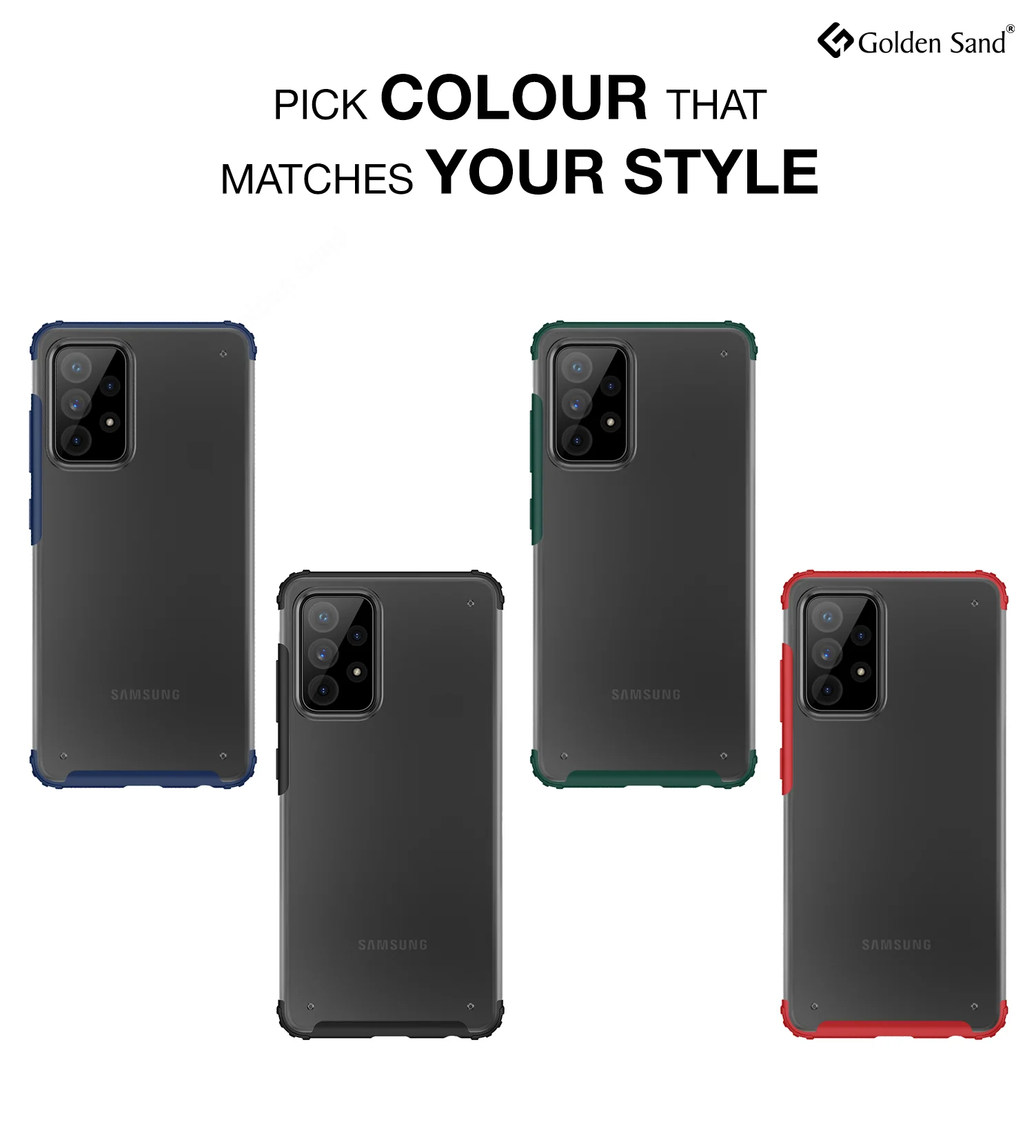 Samsung Galaxy A52 5G, Samsung Galaxy A52, Samsung Galaxy A52s 5G (6.5 inch) Back Cover | Rugged Frosted Series, Blue - Image 6