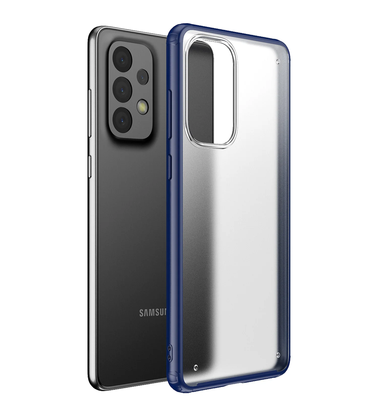 Samsung Galaxy A73 5G (6.7 inch) Back Cover | Rugged Frosted Series, Blue