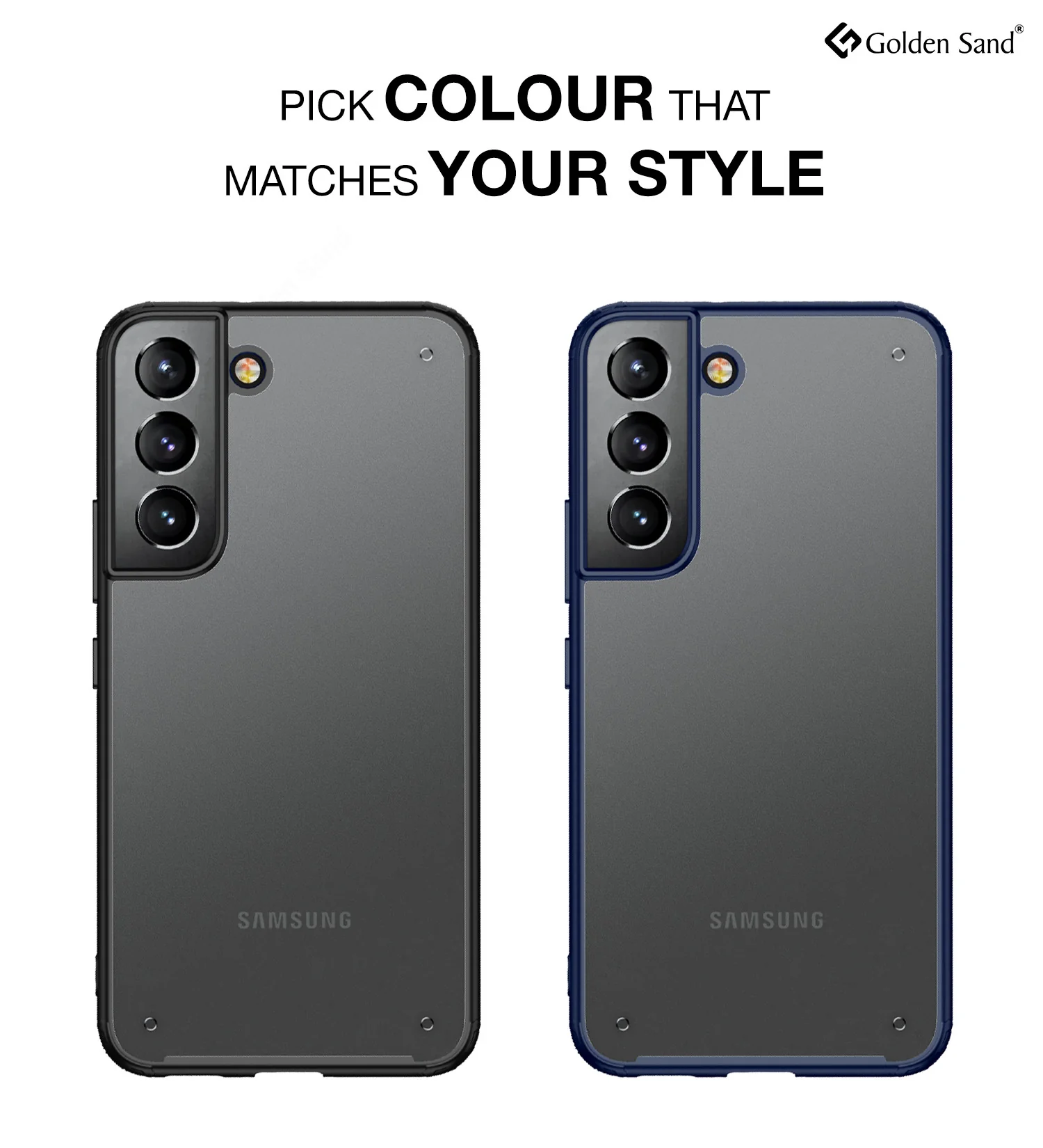 Samsung Galaxy S22+ Plus 5G (6.6 inch) Back Cover | Rugged Frosted Series, Blue - Image 6