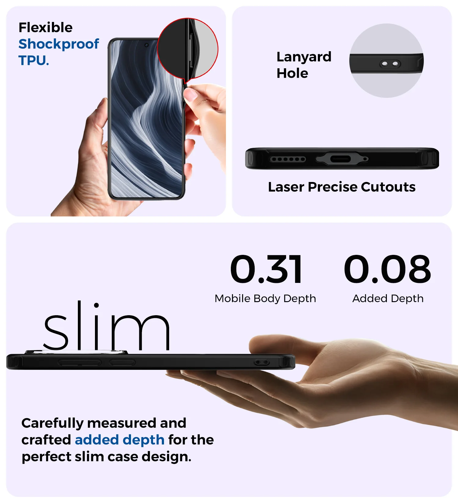 Vivo X200 Pro 5G (6.78 inch) Back Cover | Rugged Frosted Series, Black - Image 6